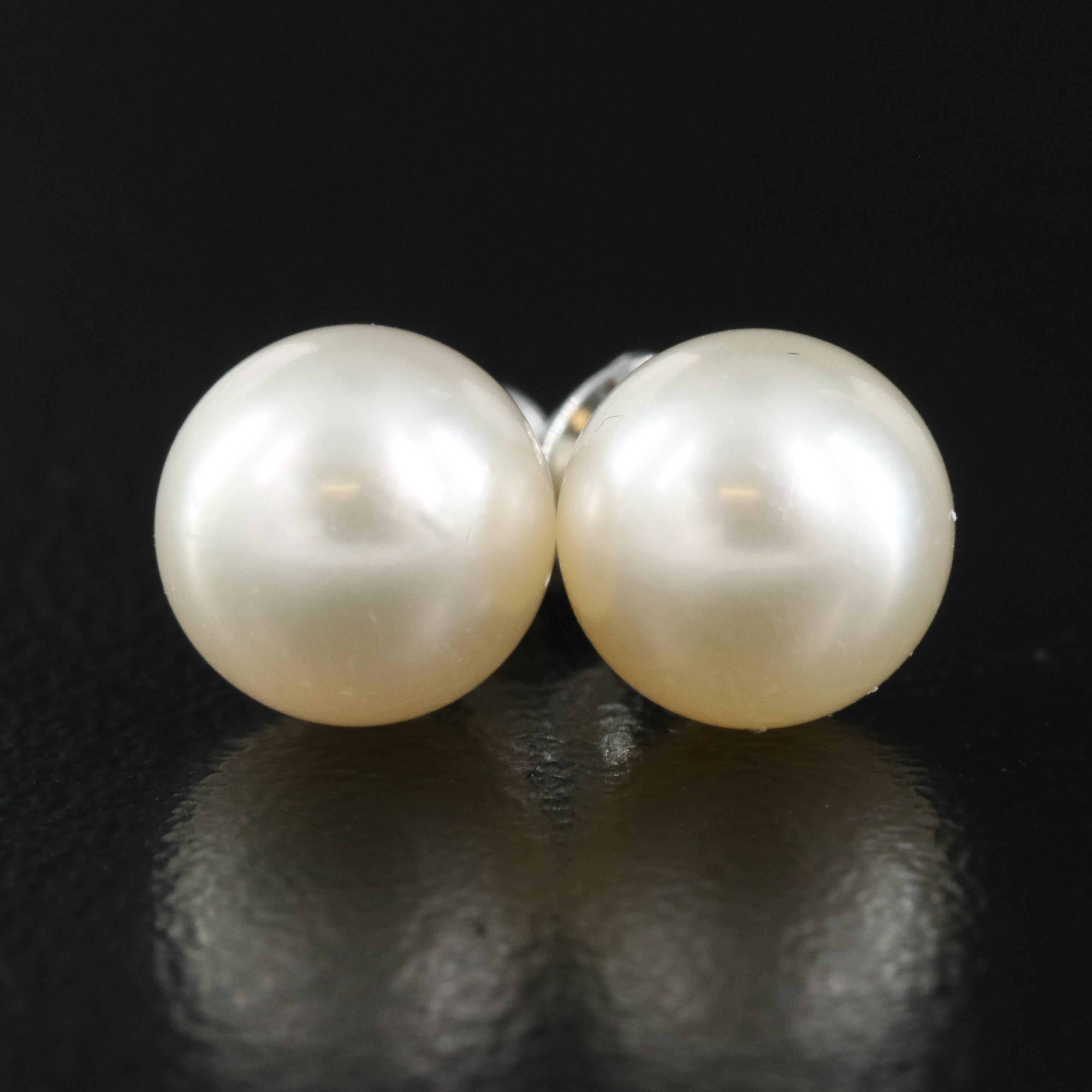 Blue Lagoon by Mikimoto 14K Pearl Earrings