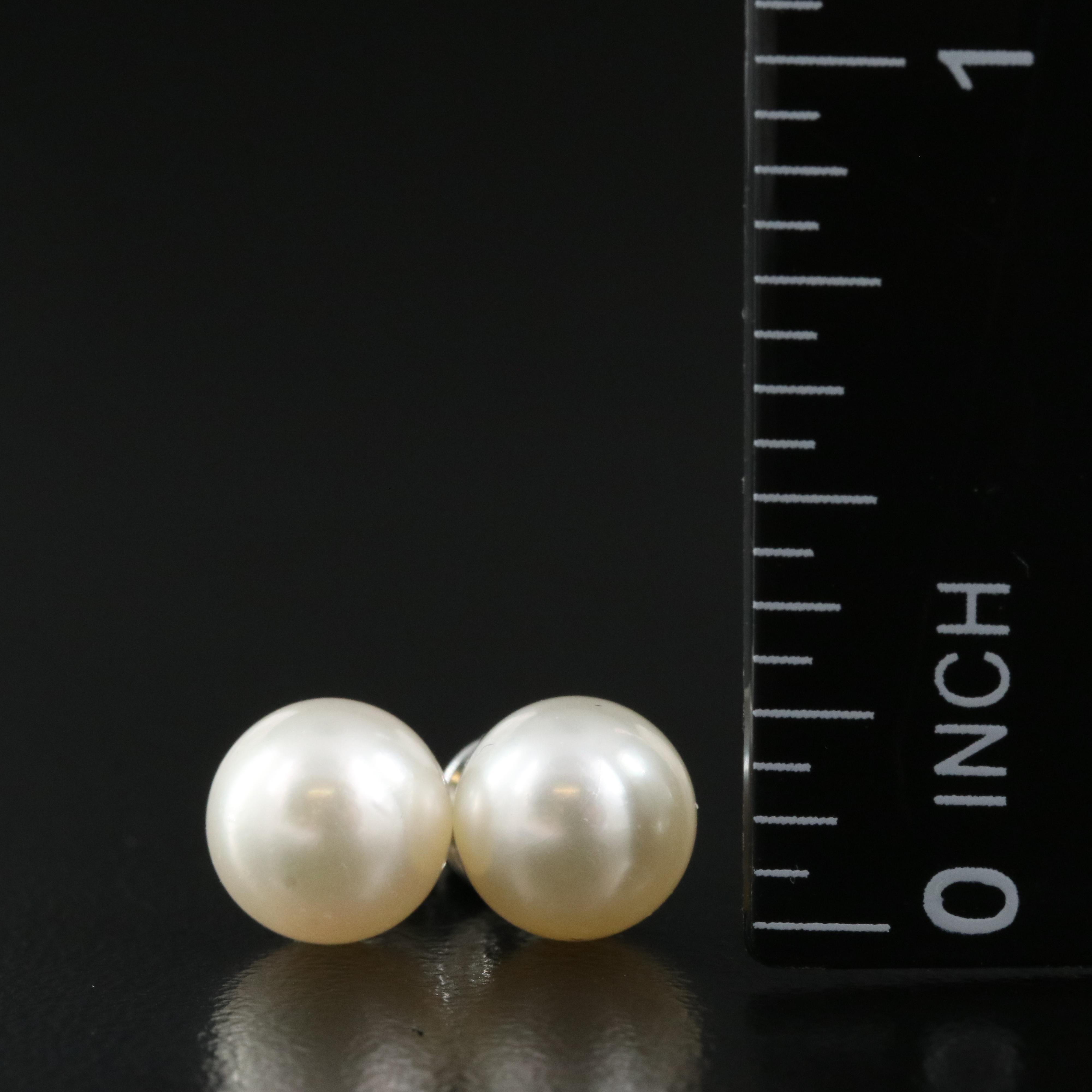 Blue Lagoon by Mikimoto 14K Pearl Earrings
