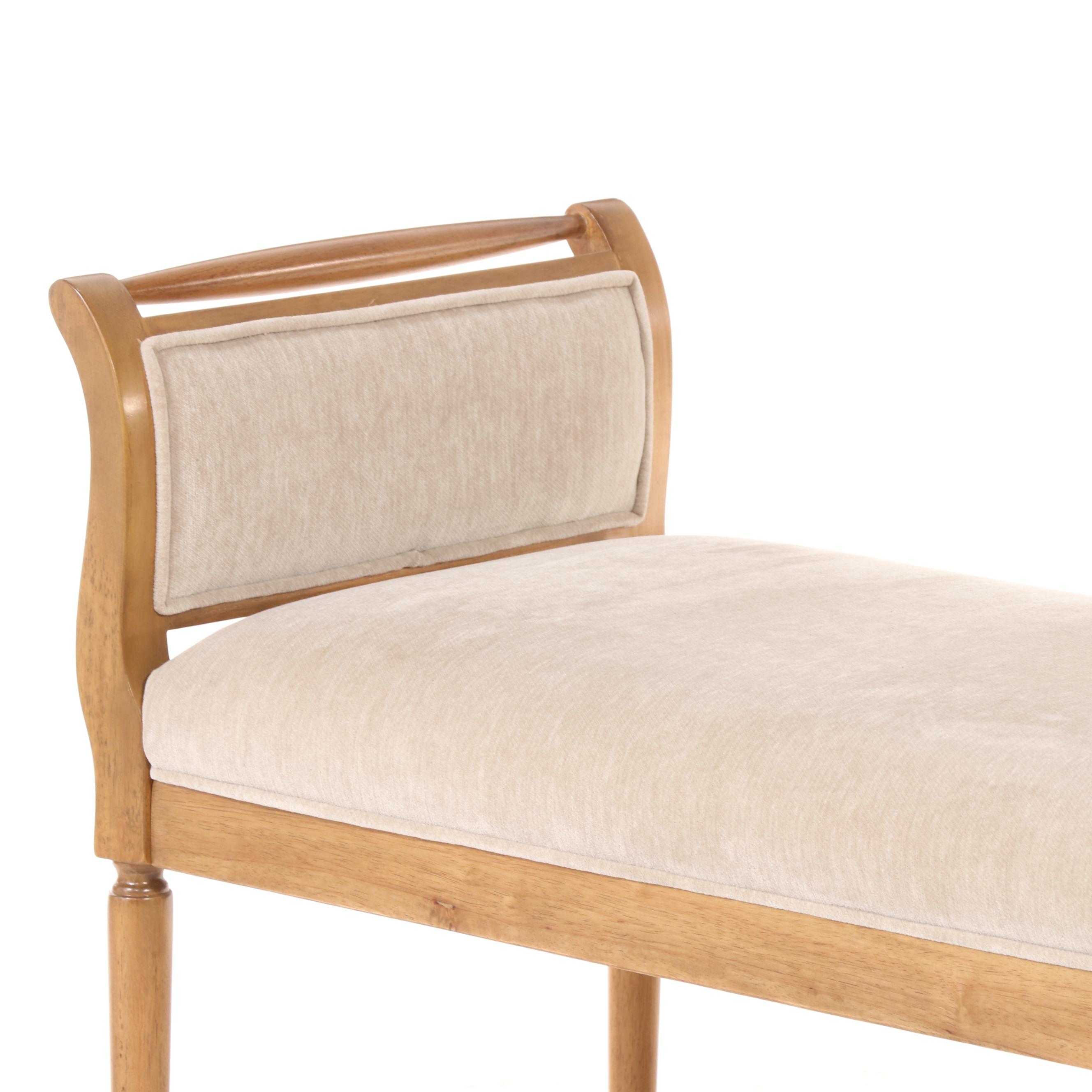 Uttermost Custom-Upholstered Hardwood Window Seat