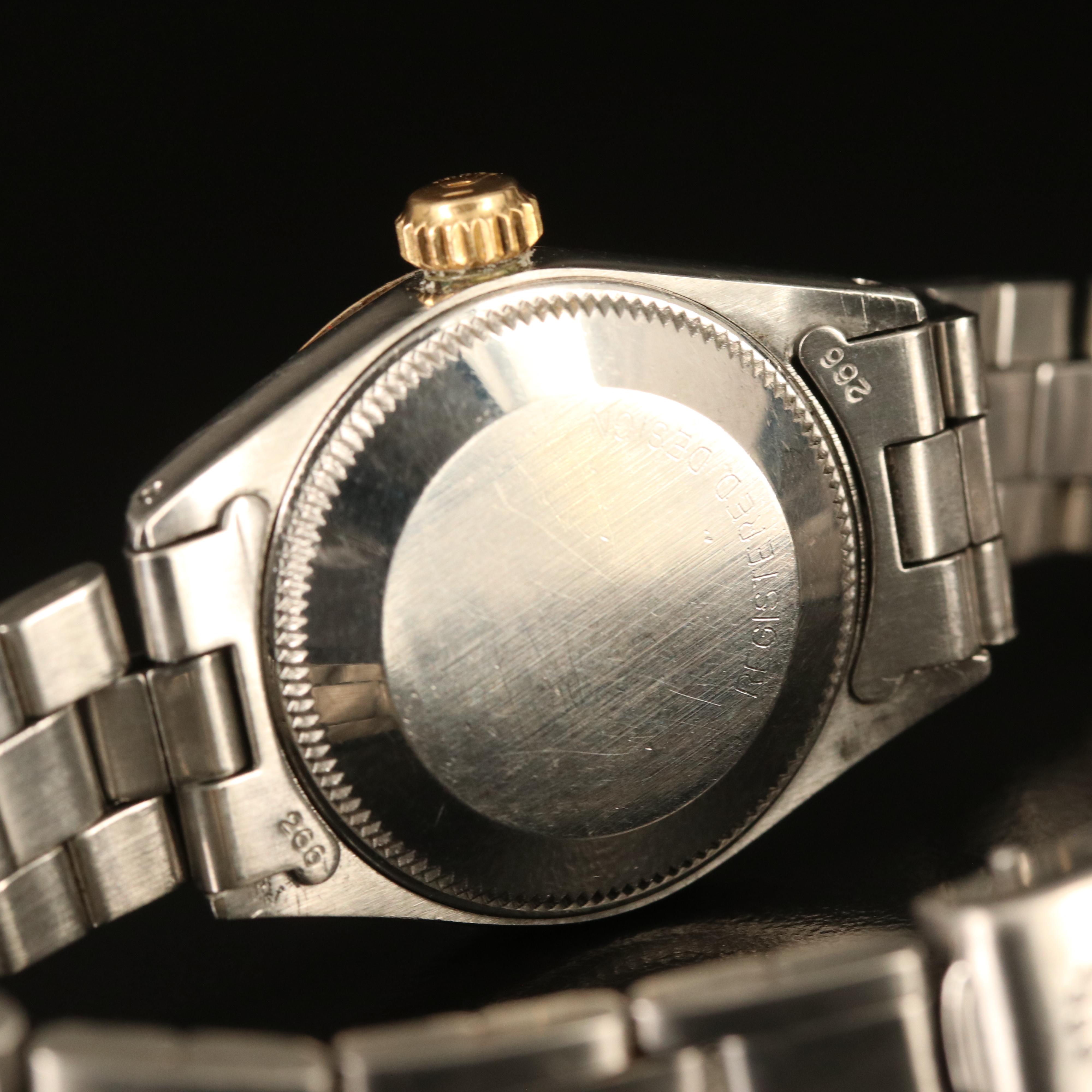 1971 Rolex 14K and Stainless Steel Oyster Perpetual Date Watch