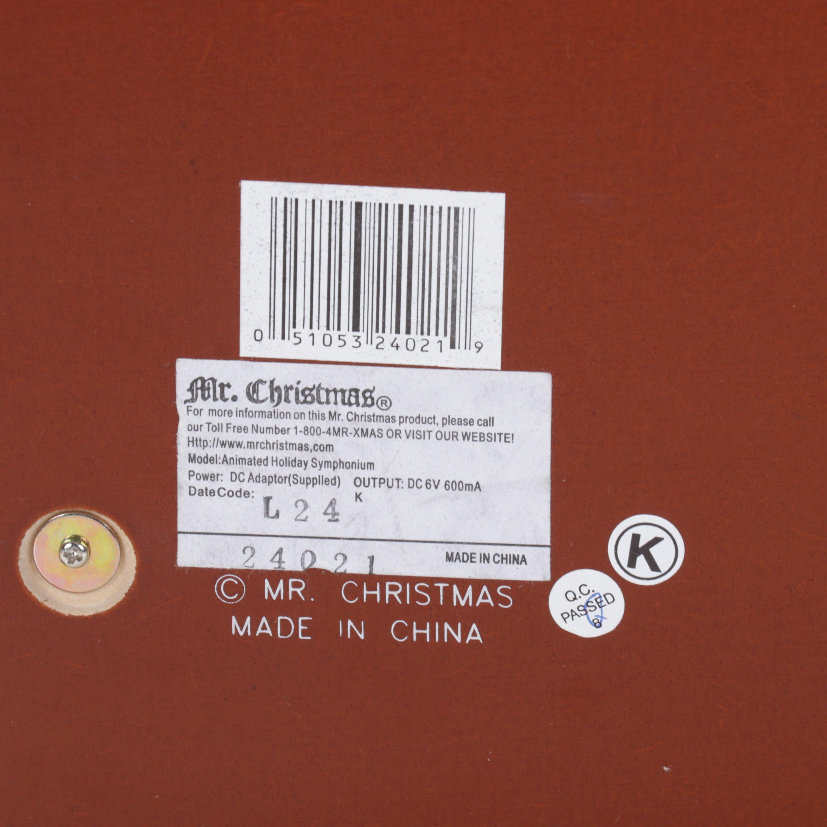 Mr. Christmas Symphonium with Other Christmas Décor