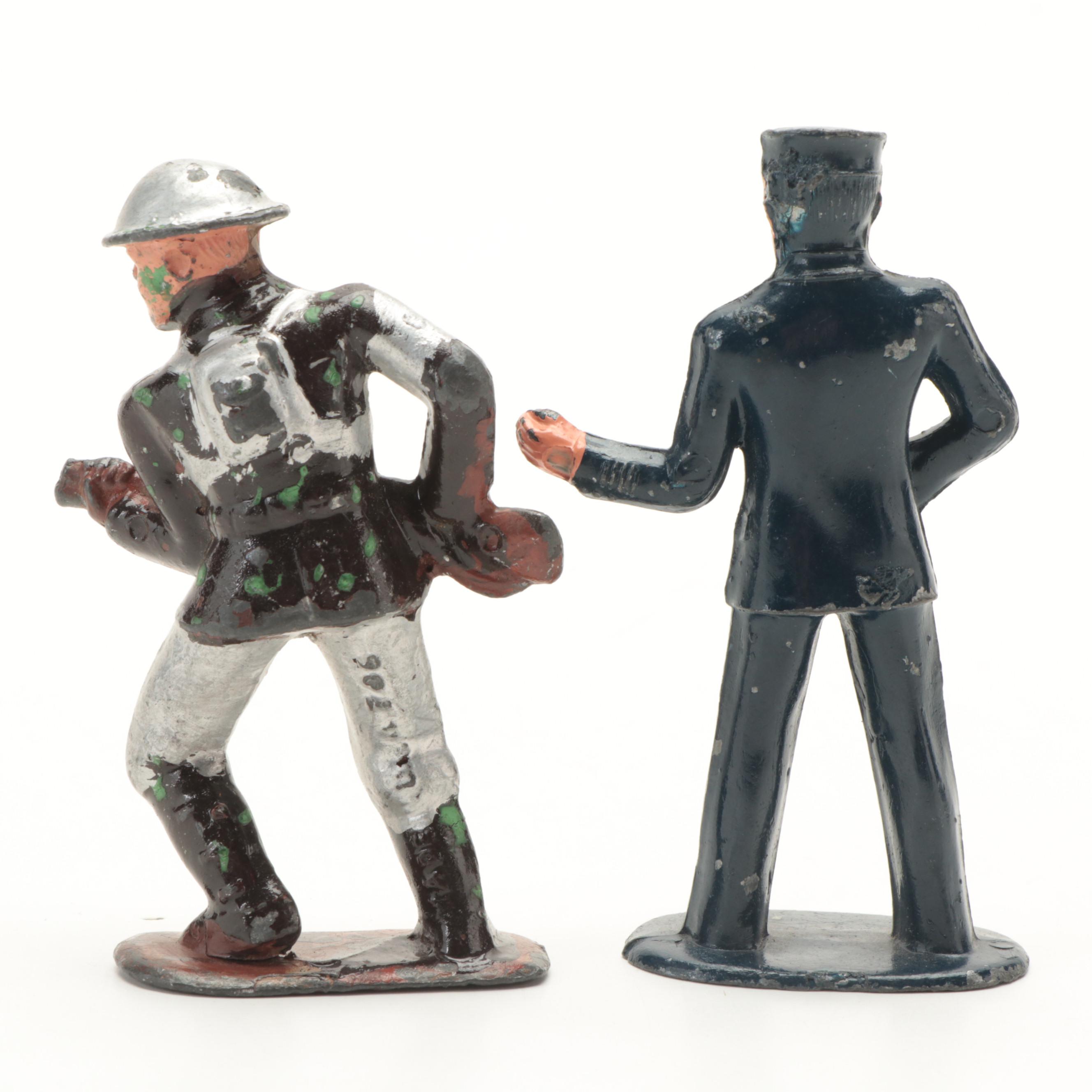 Hollow Cast Metal Toy Soldiers, Early to Mid-20th Century