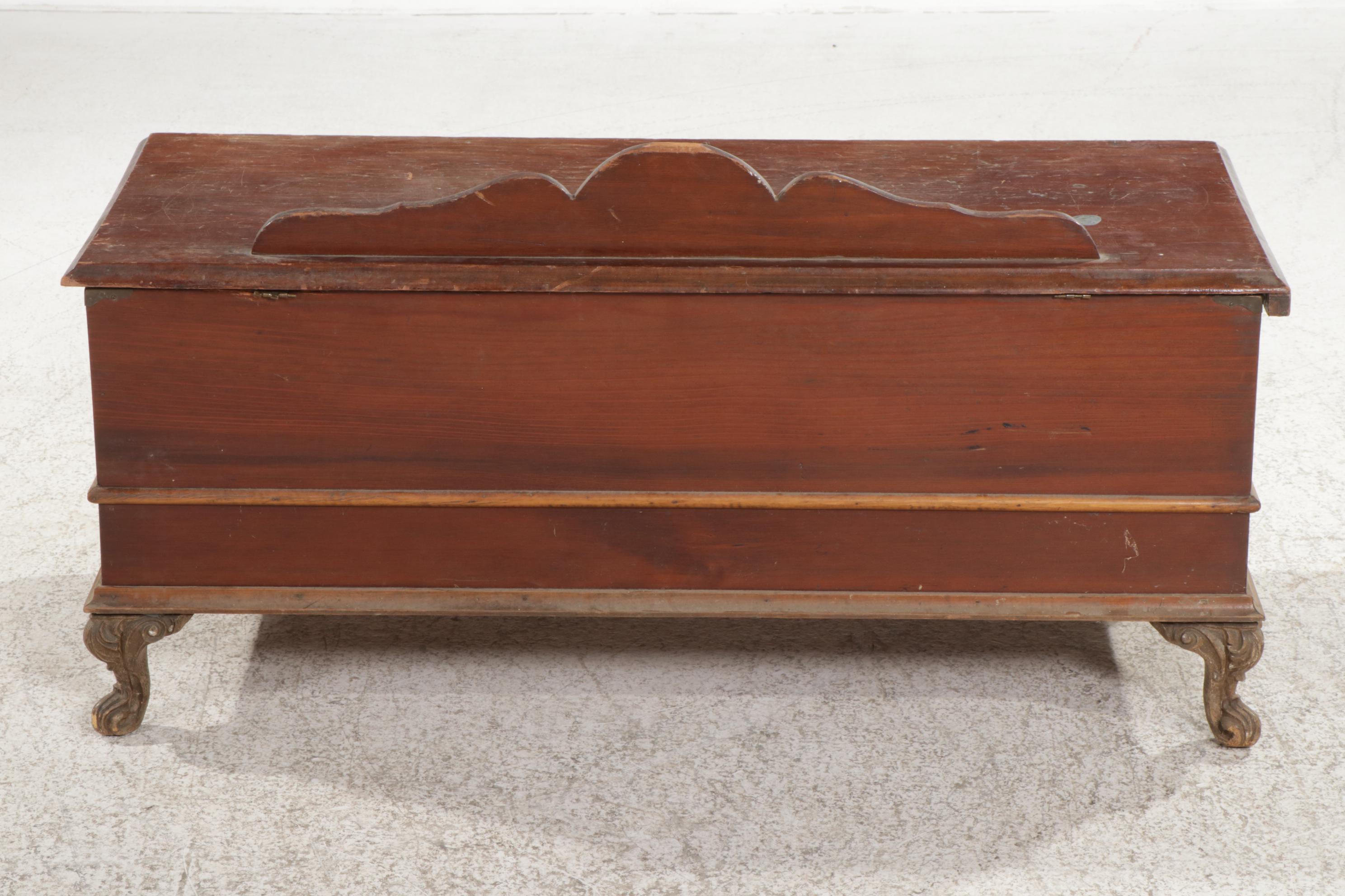 Pine Blanket Chest, Mid-20th Century