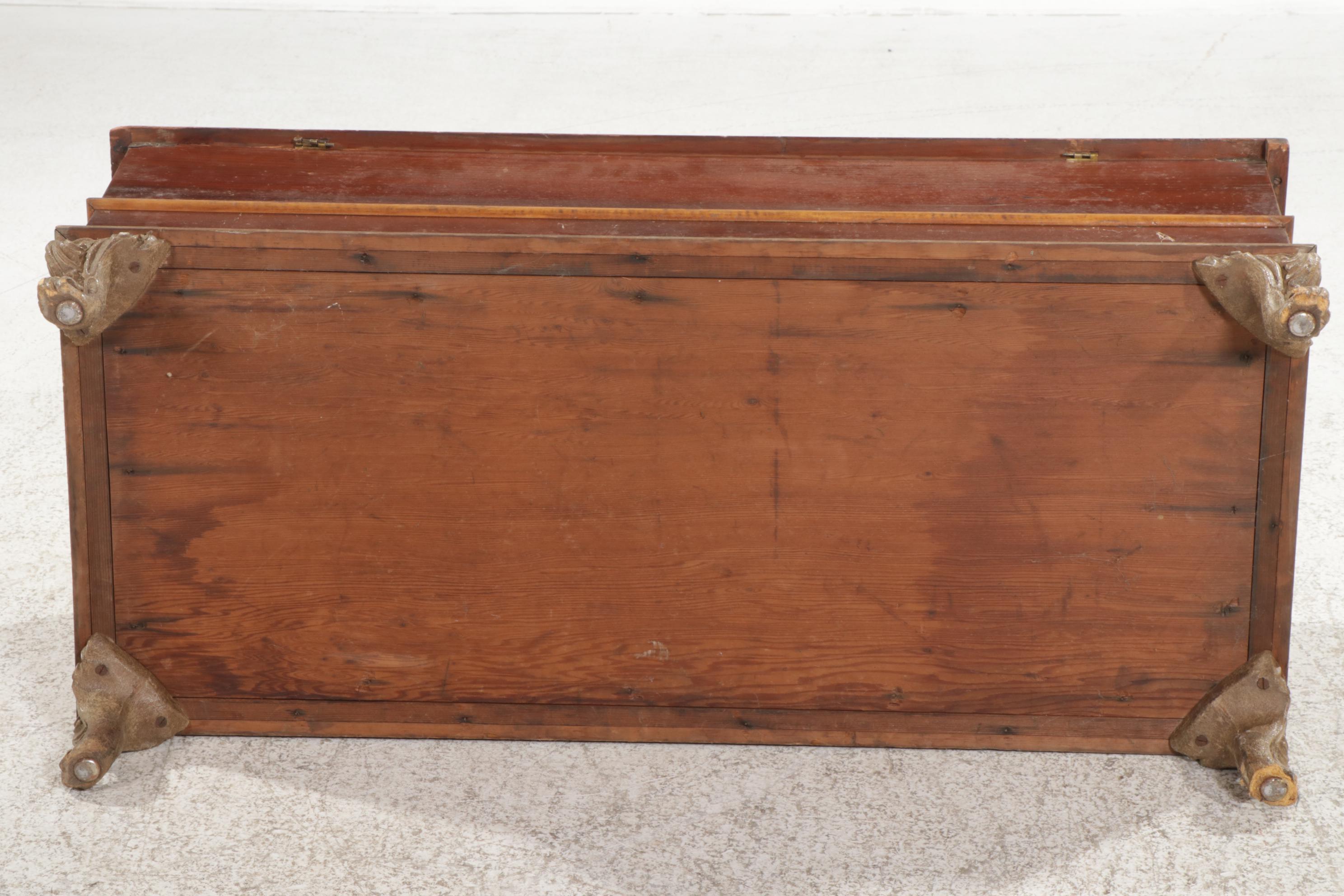 Pine Blanket Chest, Mid-20th Century