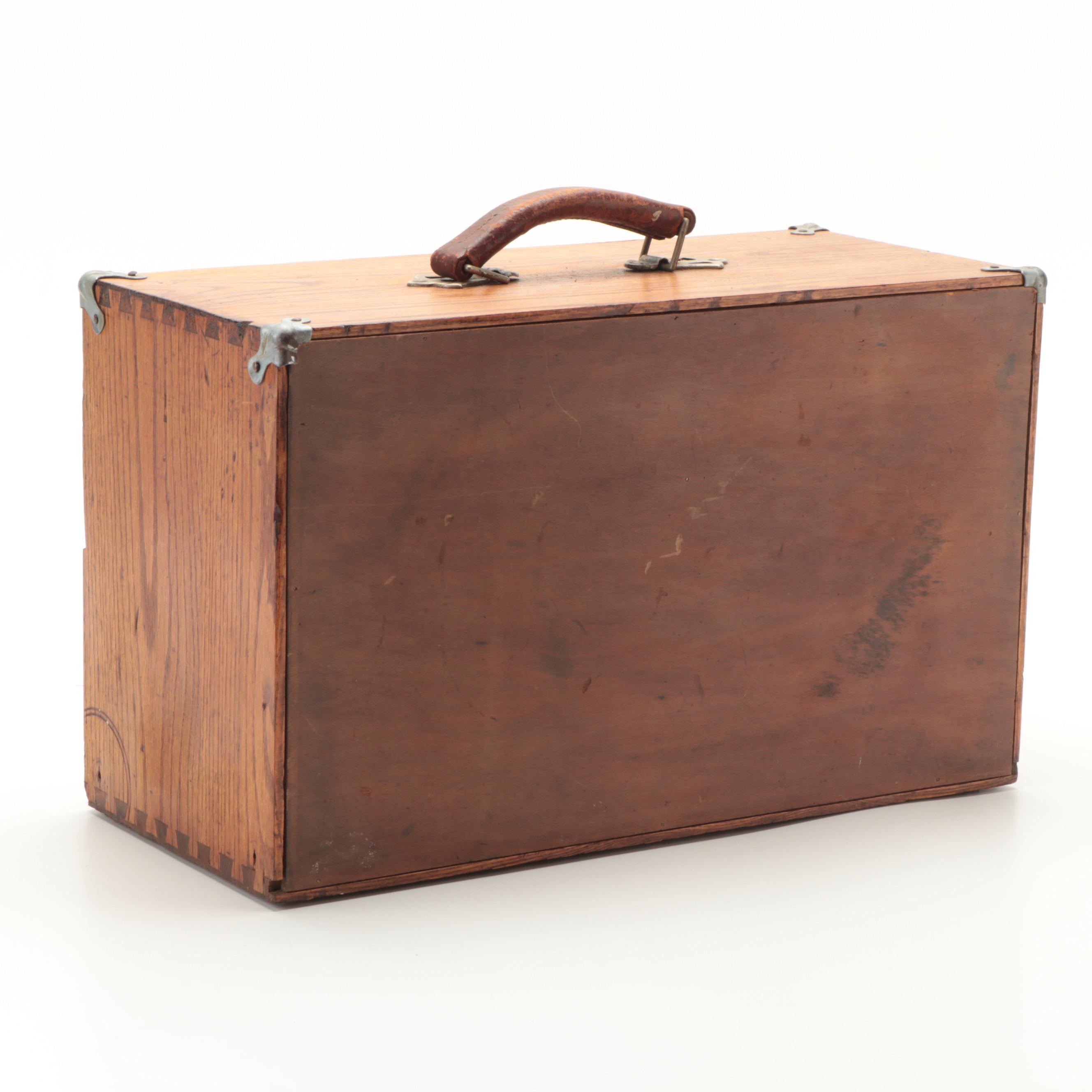 Oak Machinist's Tool Box