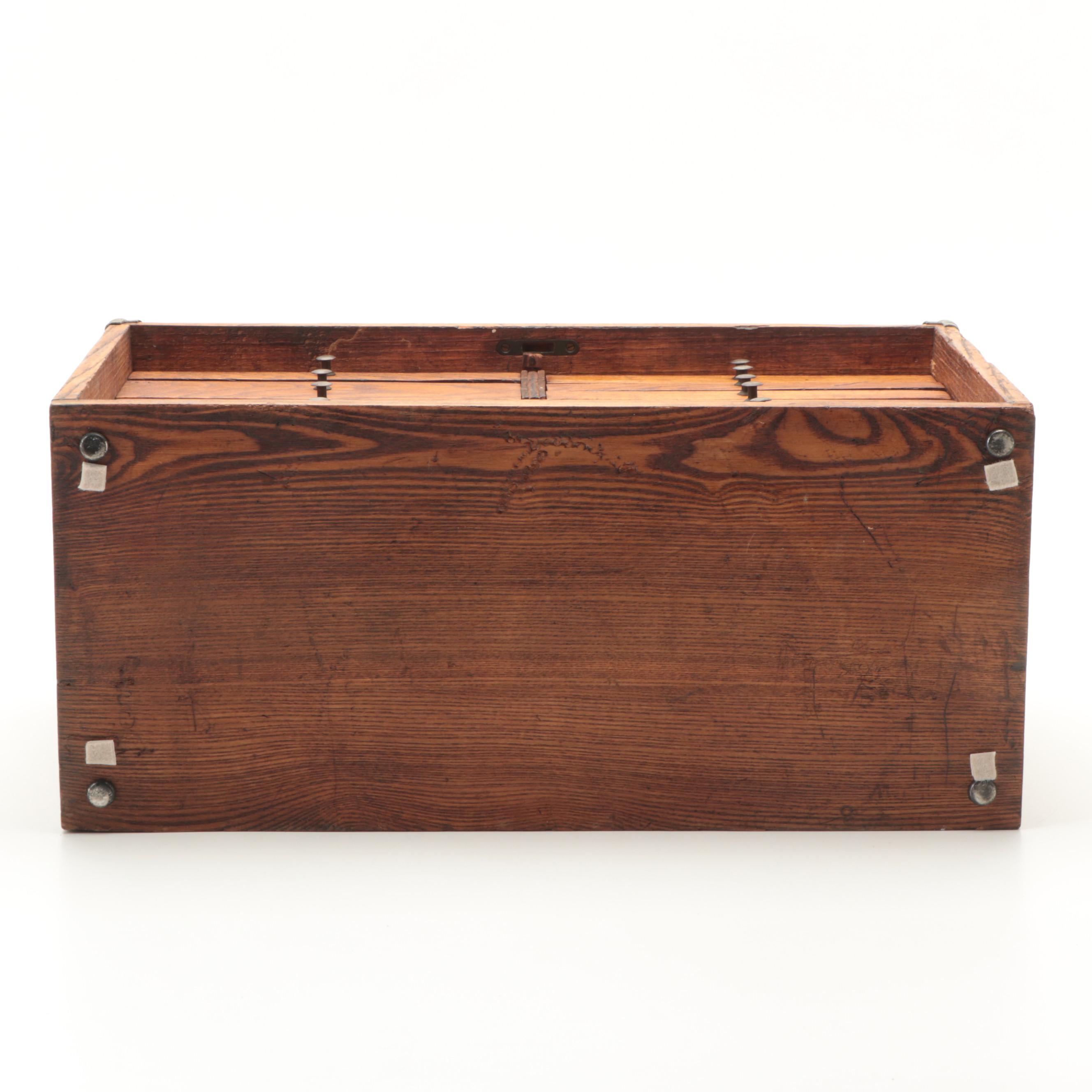 Oak Machinist's Tool Box
