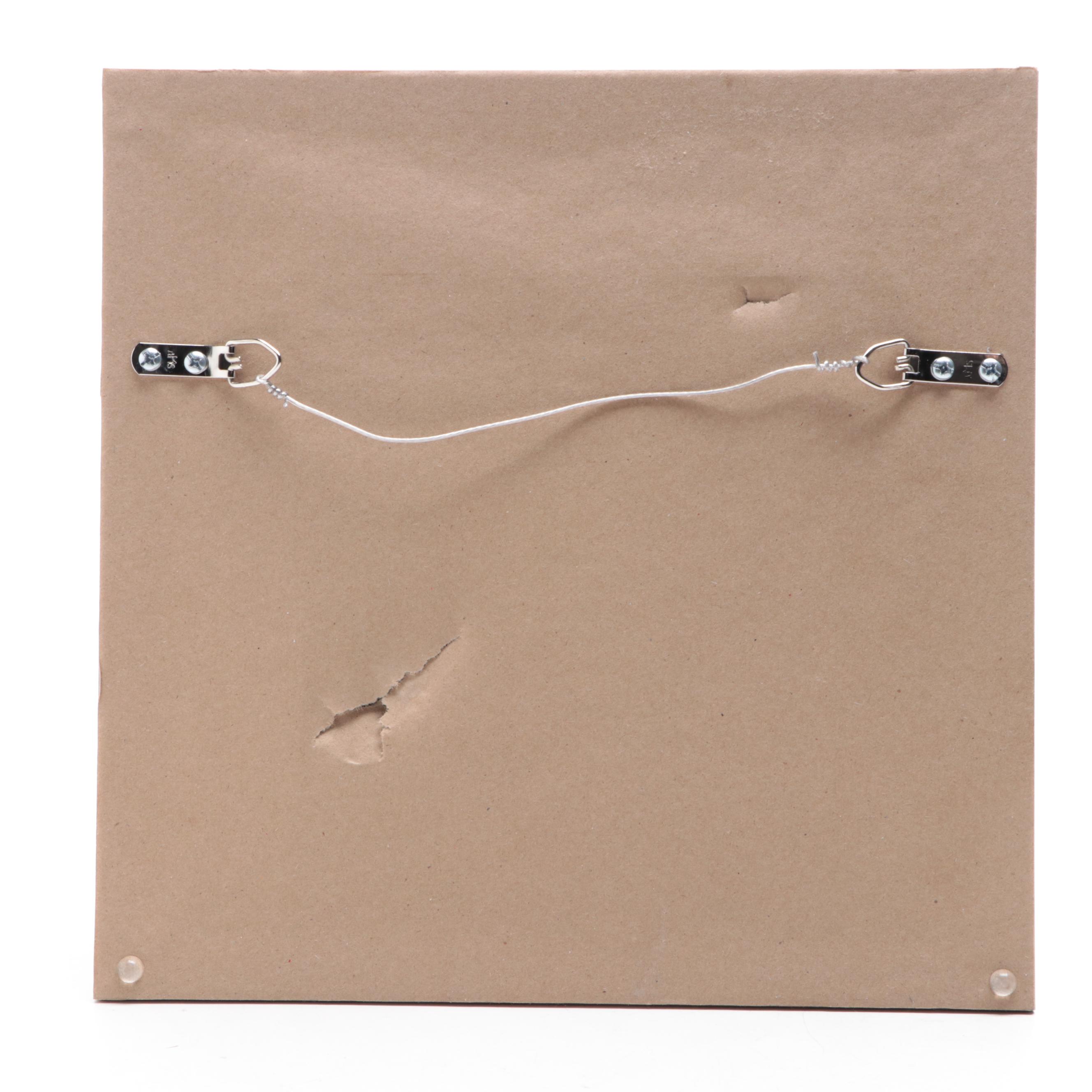 Jeff Claudio Oil Painting of Cat, 21st Century