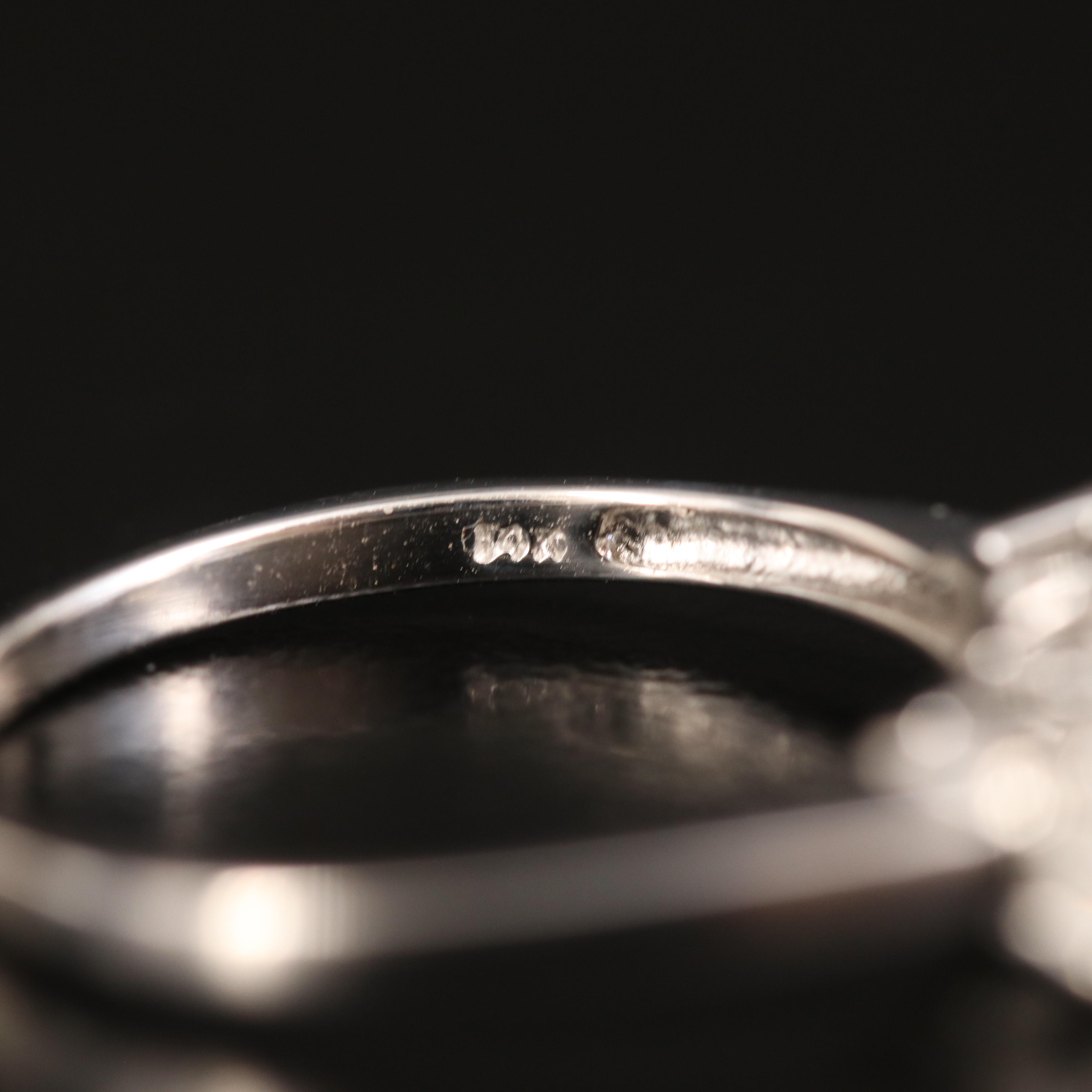 14K 1.36 CTW Diamond Three Stone Ring