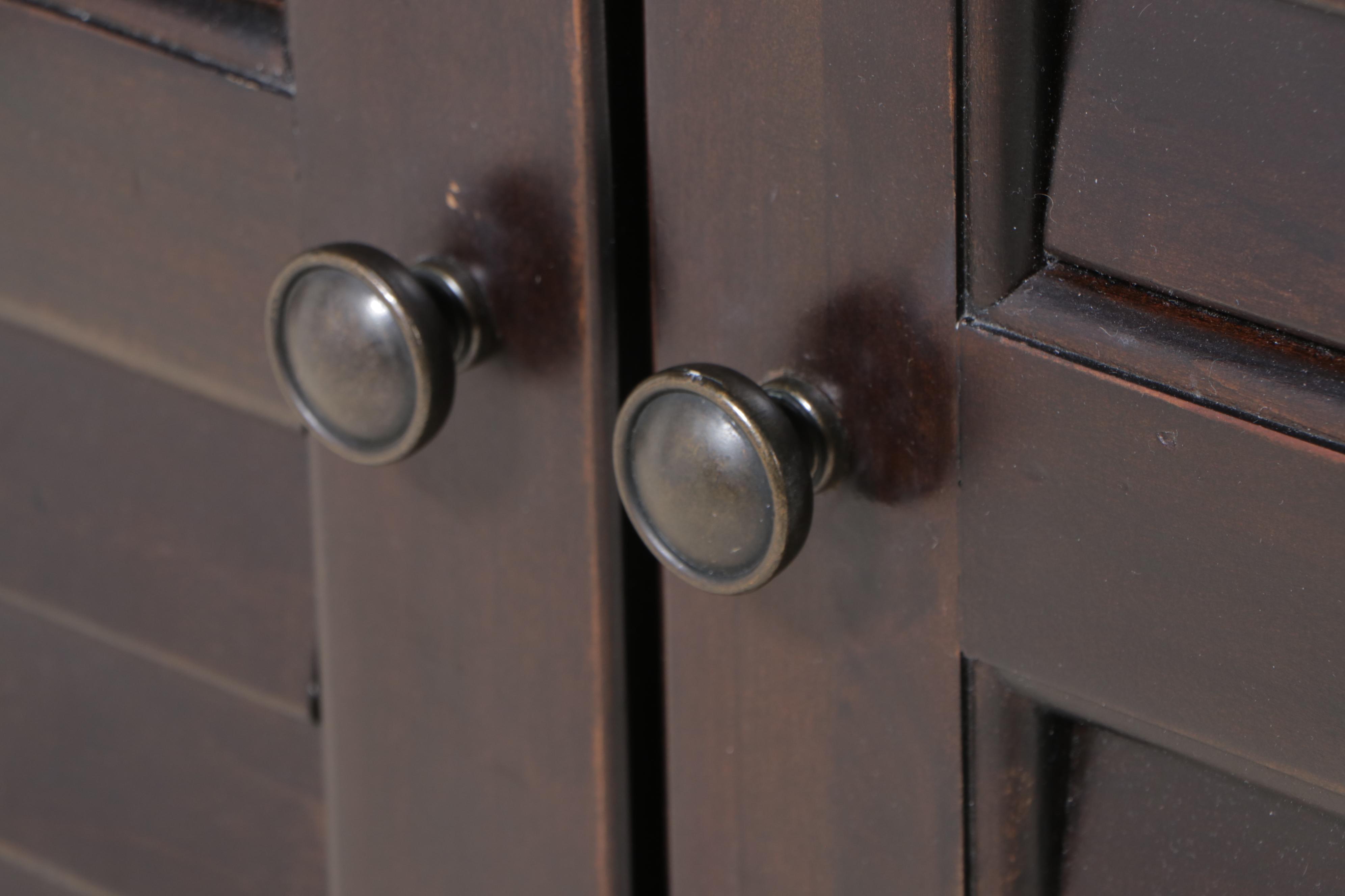 Paula Deen Home Cherrywood Utility Cabinet in Tobacco Finish