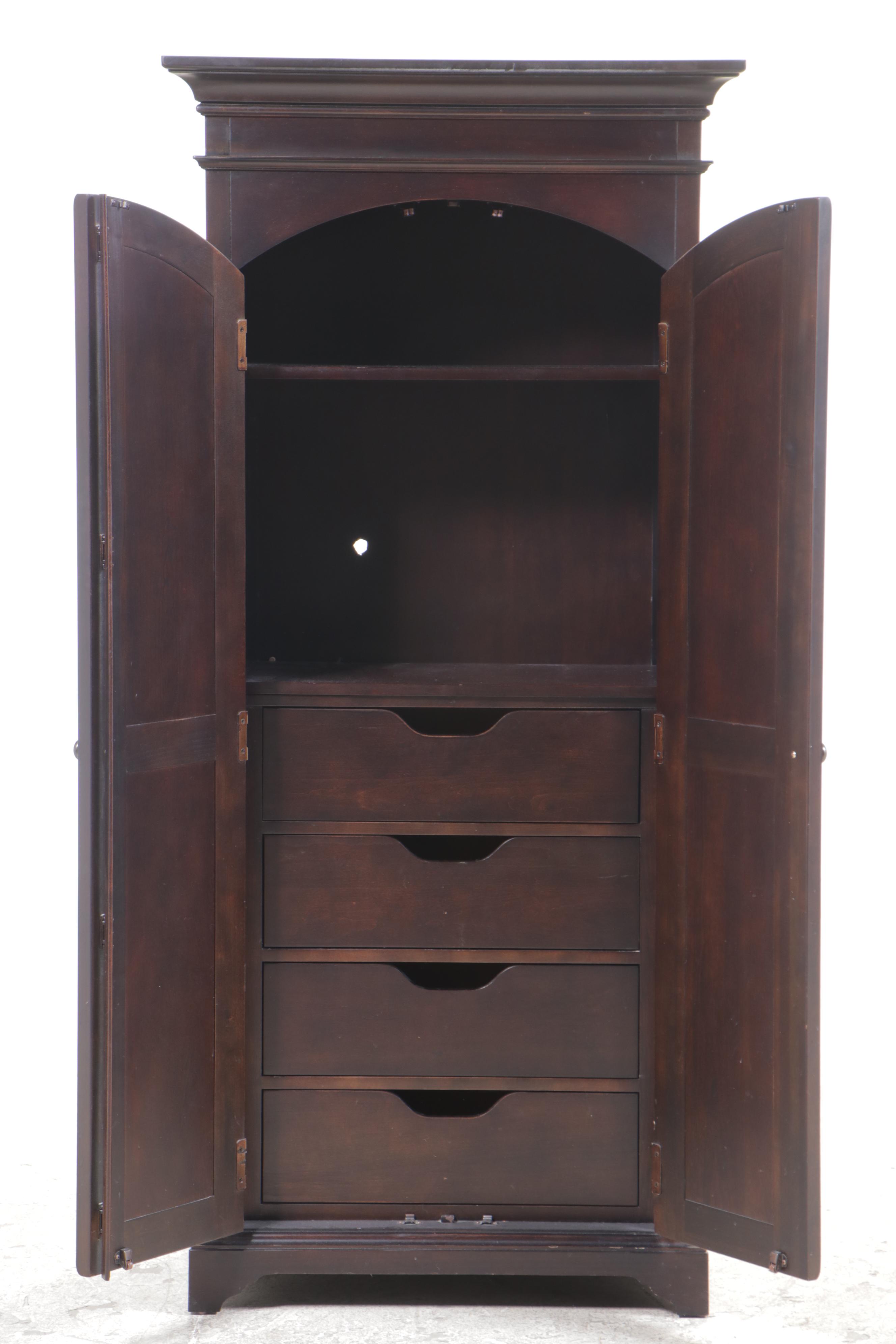 Paula Deen Home Cherrywood Utility Cabinet in Tobacco Finish
