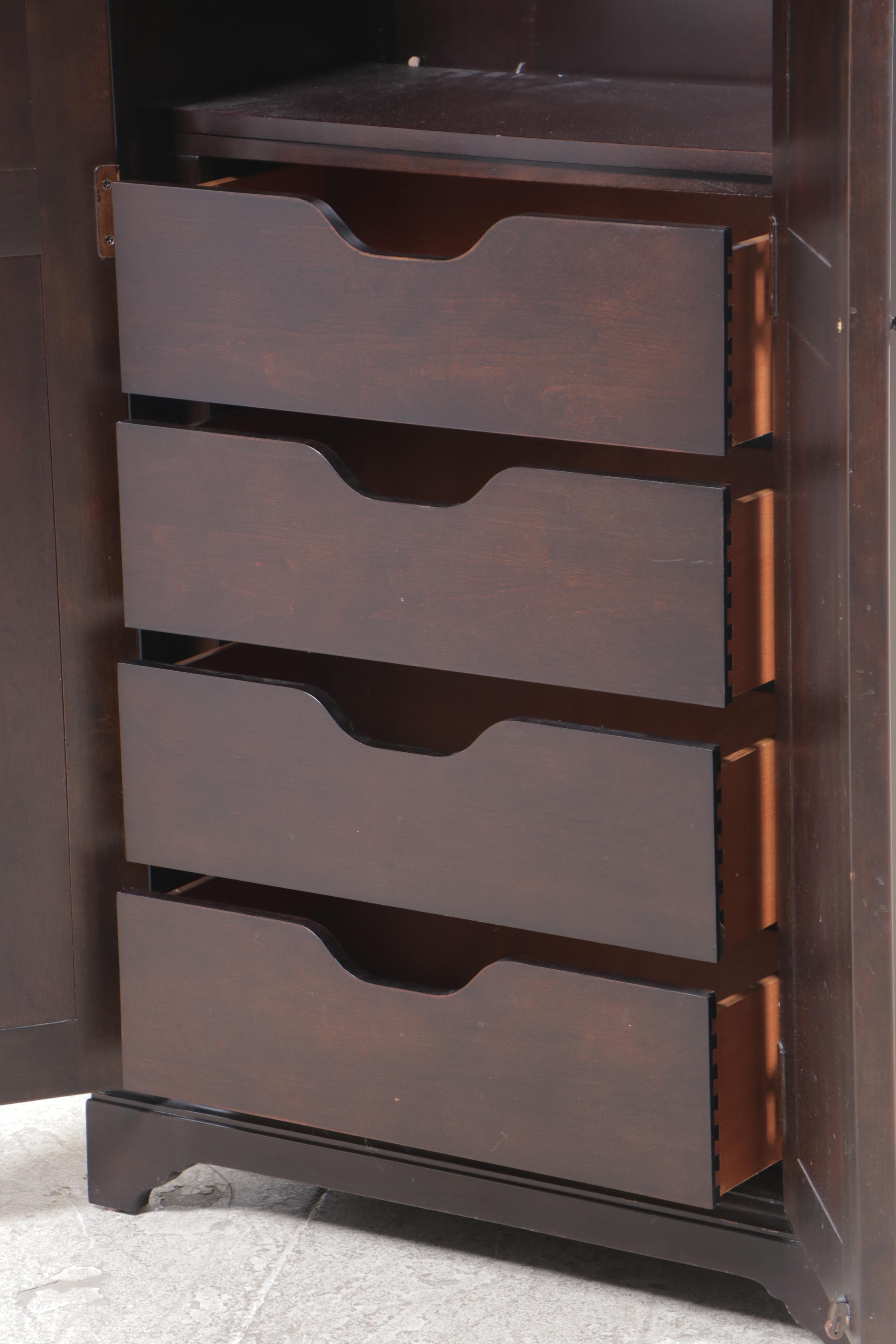 Paula Deen Home Cherrywood Utility Cabinet in Tobacco Finish