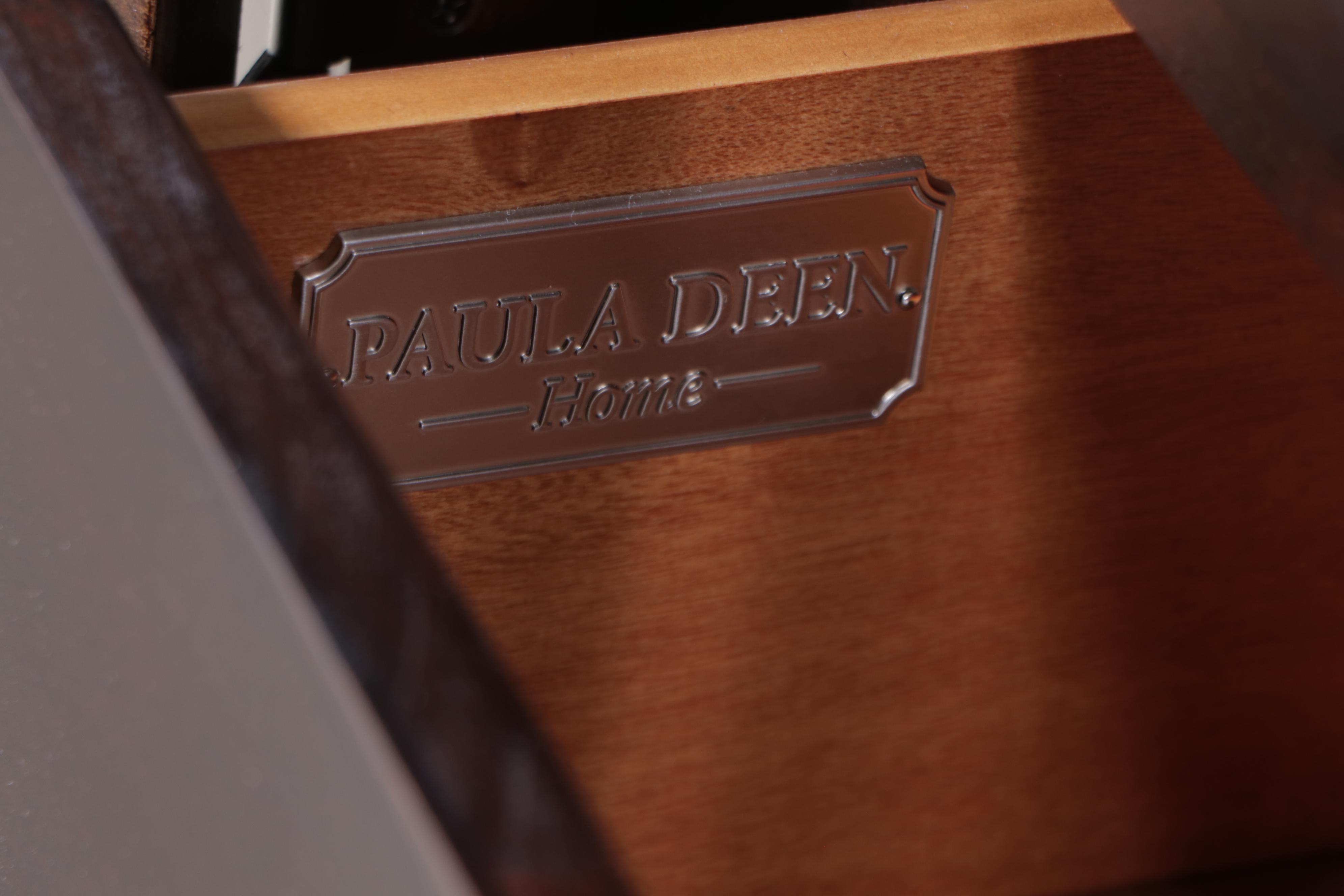 Paula Deen Home Cherrywood Utility Cabinet in Tobacco Finish