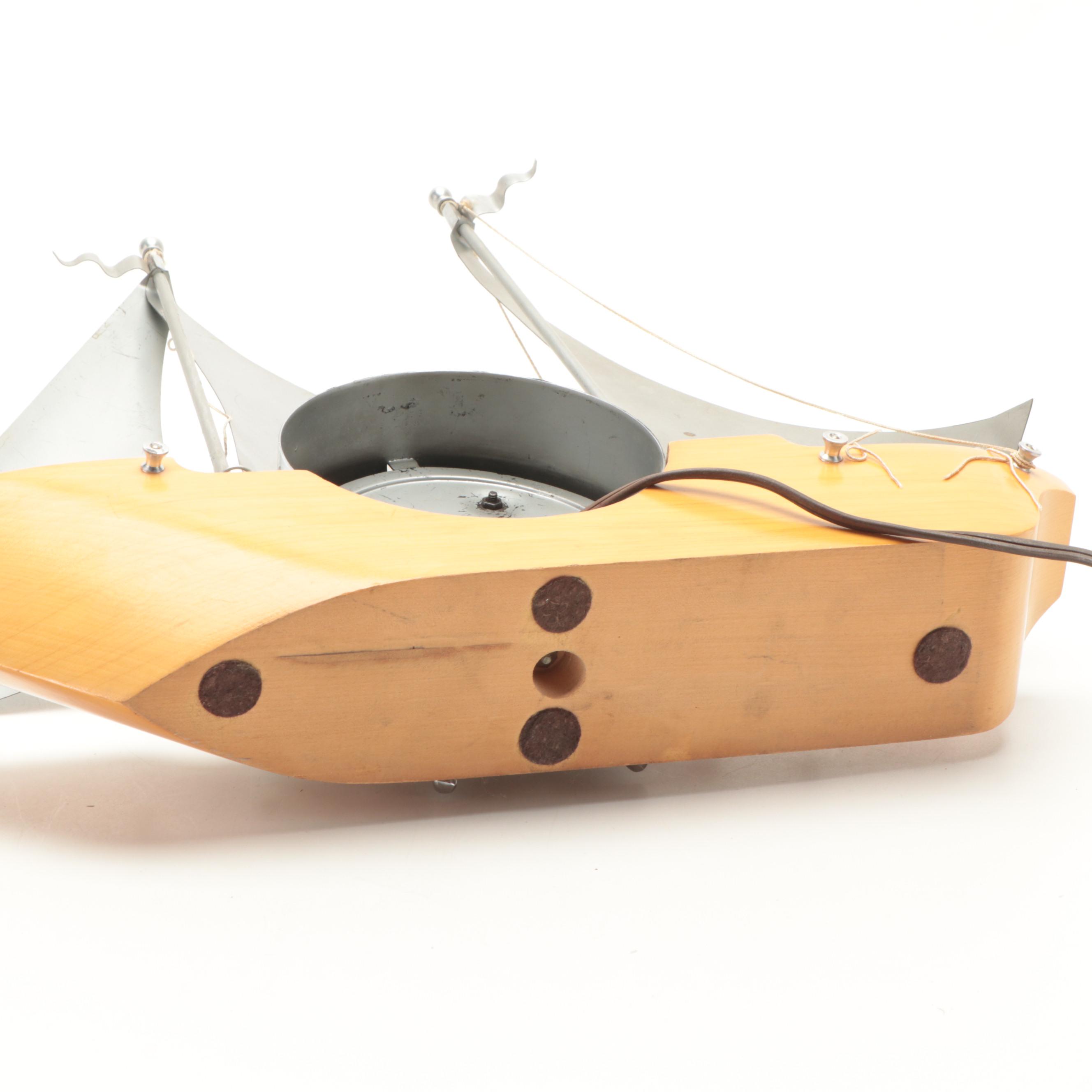 Sessions Mastercrafters "Flying Cloud" Electric Television Clock