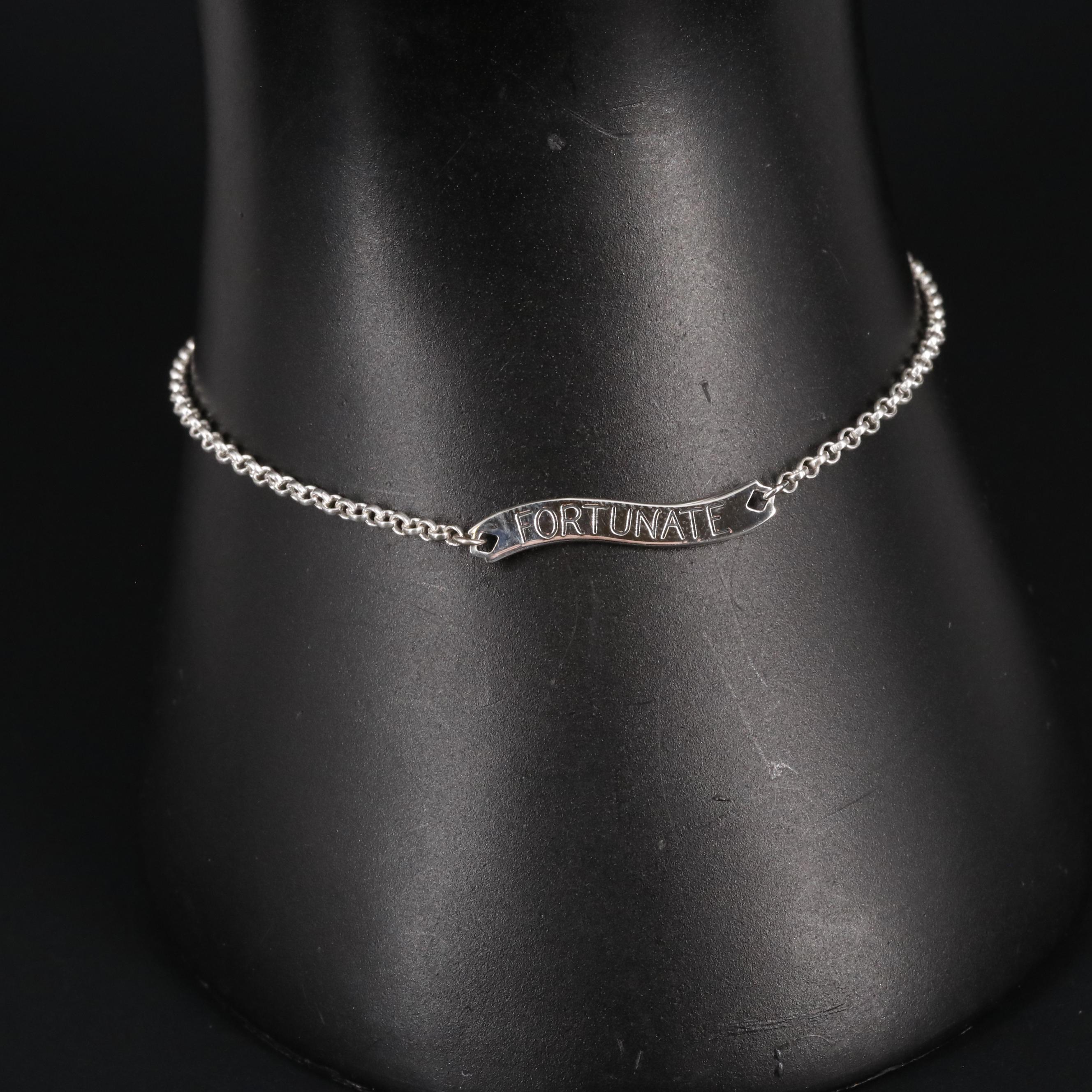 Sterling Fortunate Bracelet