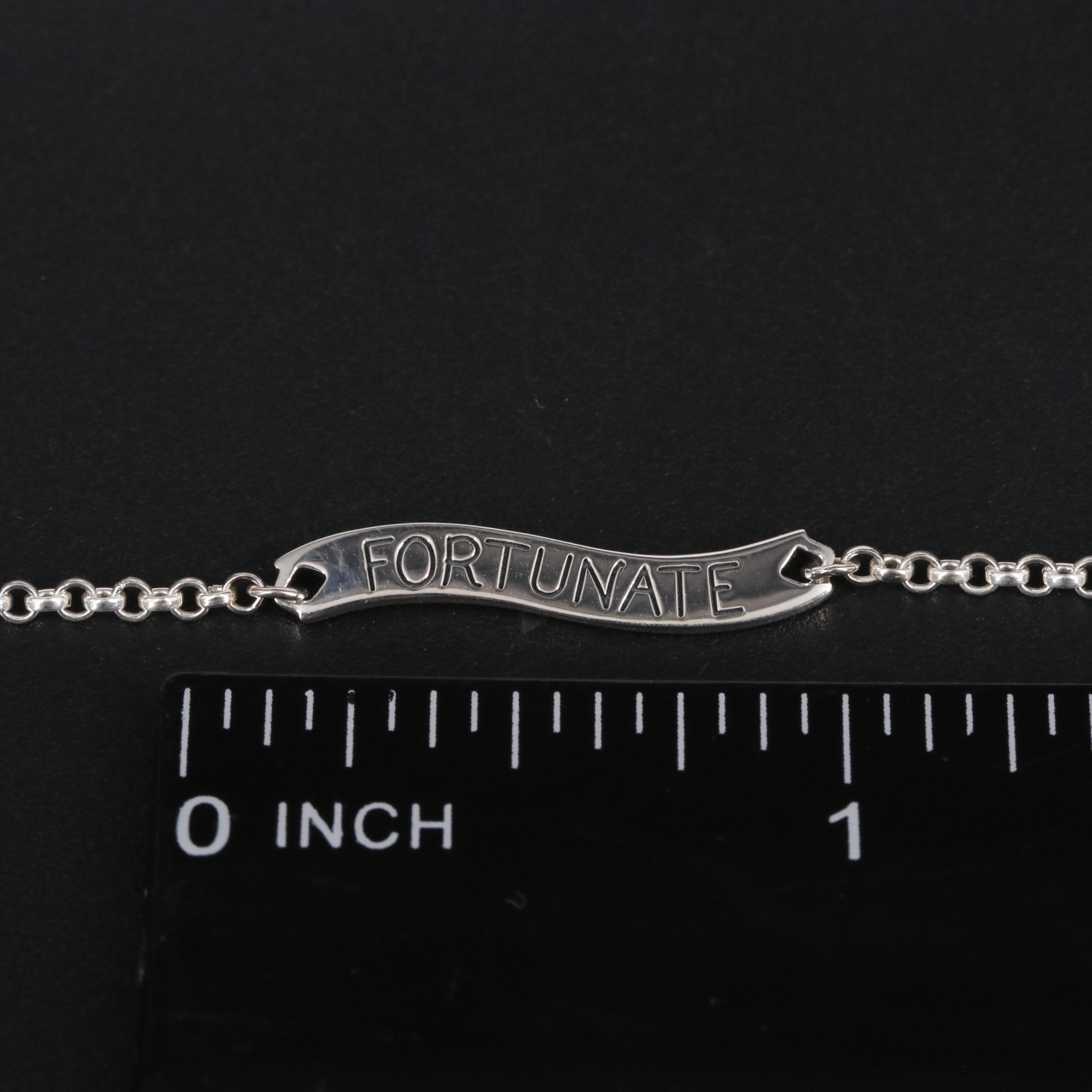 Sterling Fortunate Bracelet