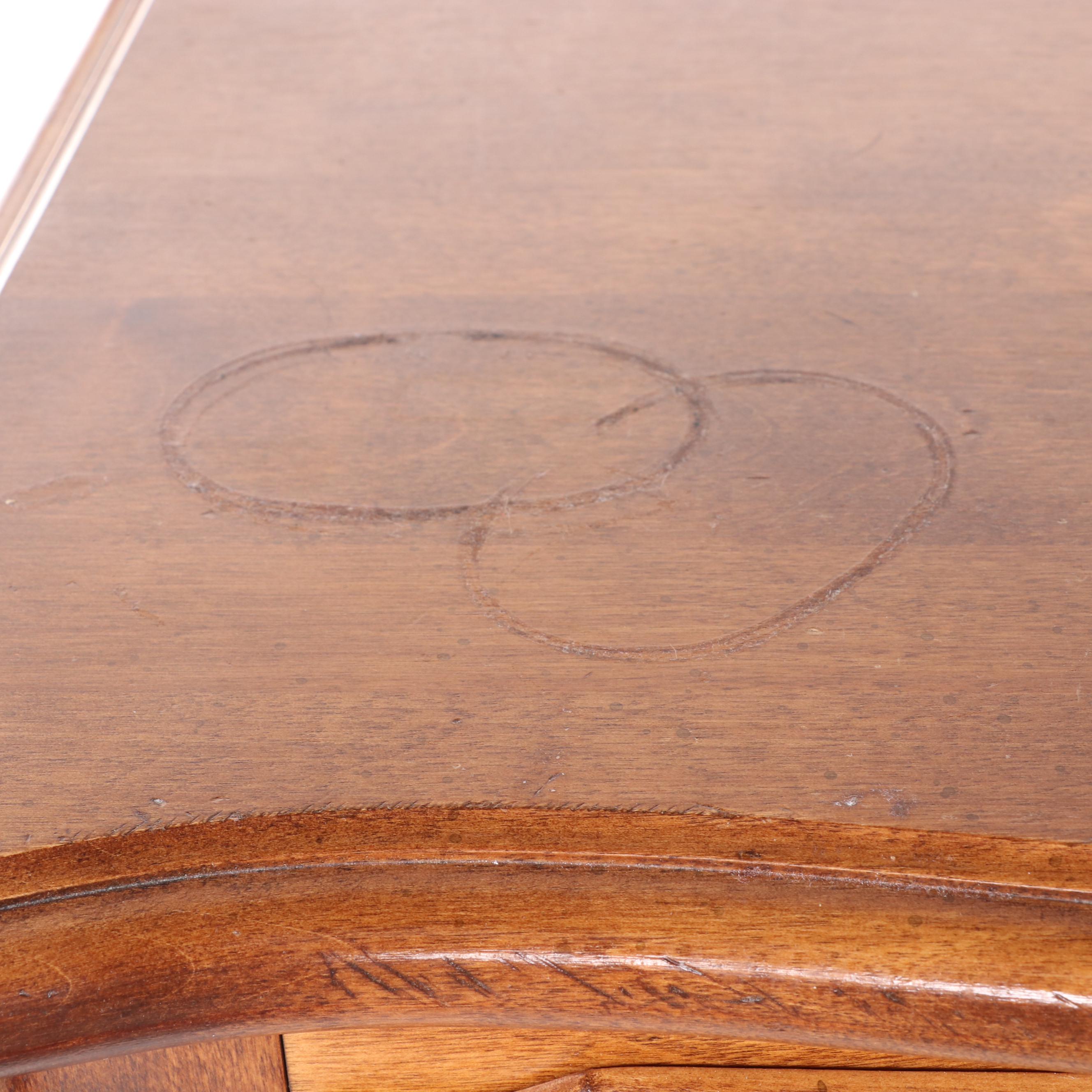 Ethan Allen French Provincial Style Maple Semanier, Late 20th Century