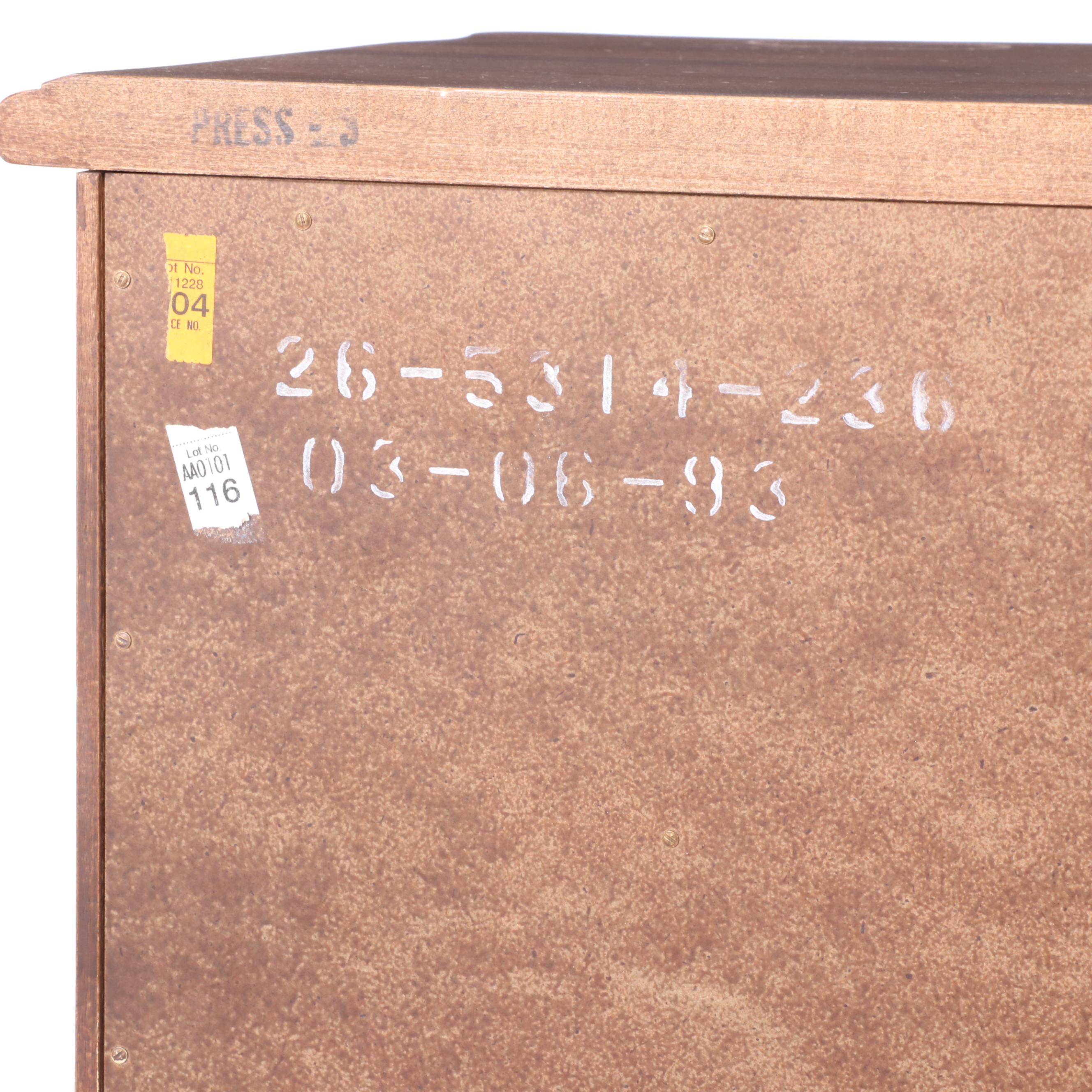 Ethan Allen French Provincial Style Maple Semanier, Late 20th Century