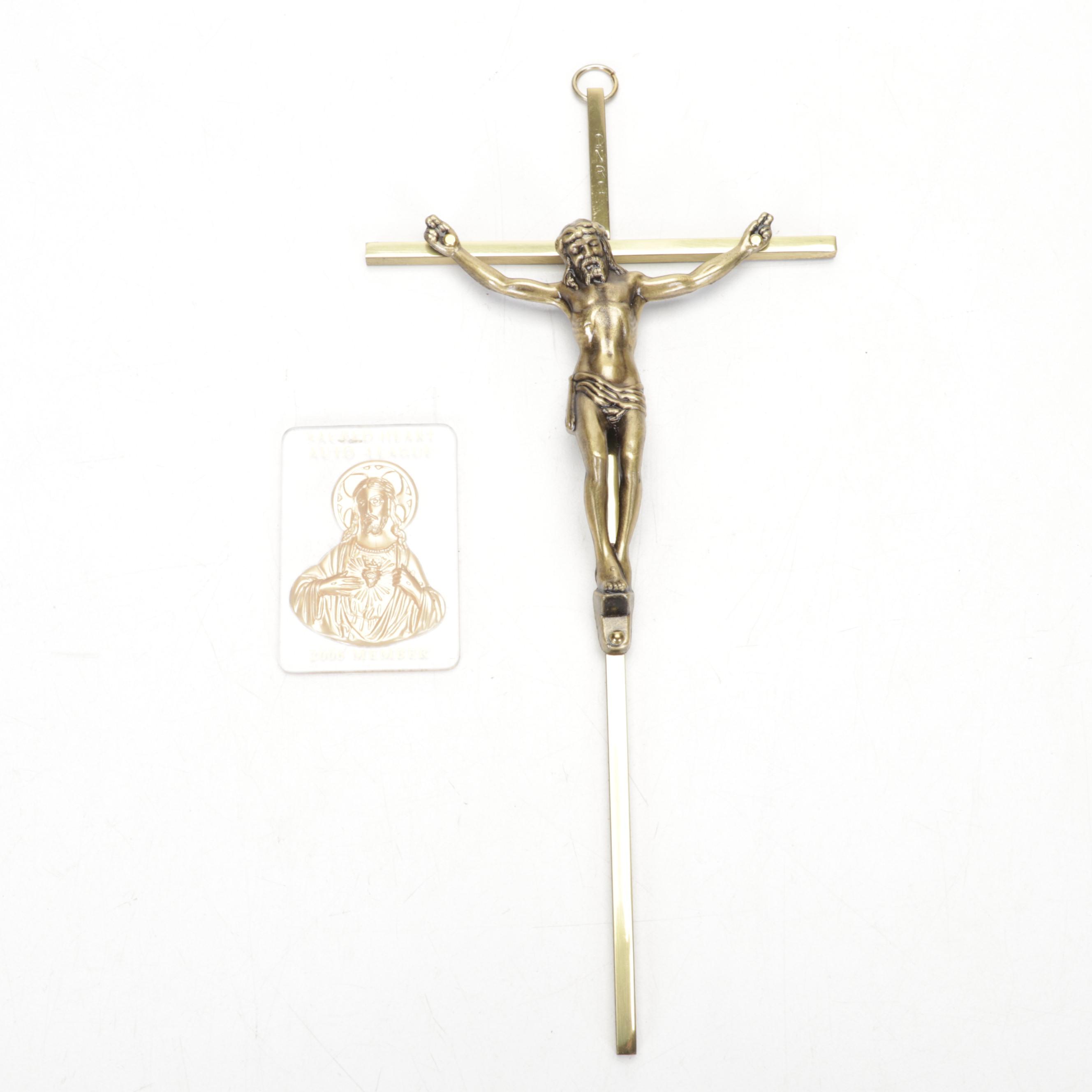 Brass Crucifix, Wall Hanging, Figurine, and More Catholic Collectibles