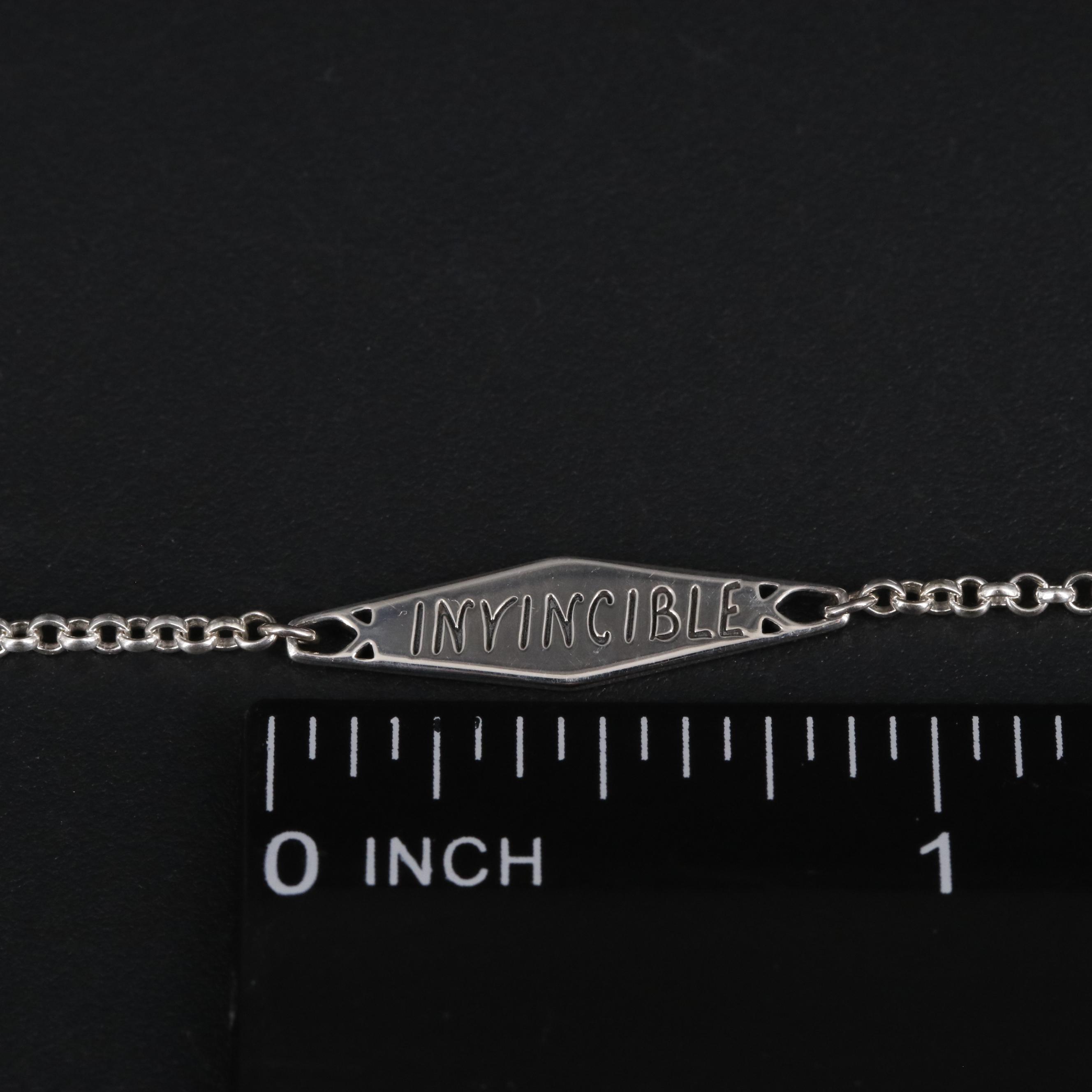 Sterling Invincible Bracelet
