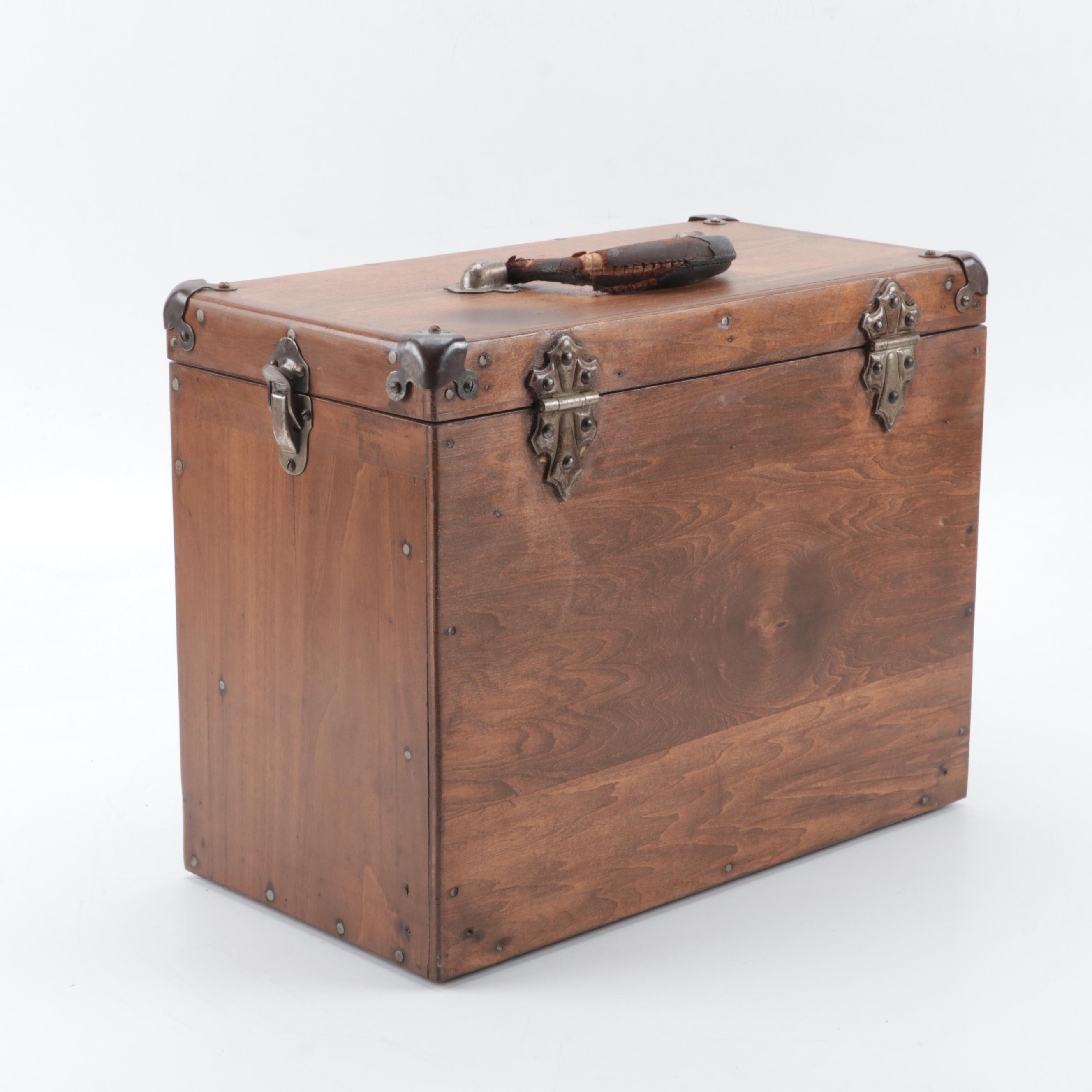 H. Gerstner & Sons Oak Wood Tool Chest