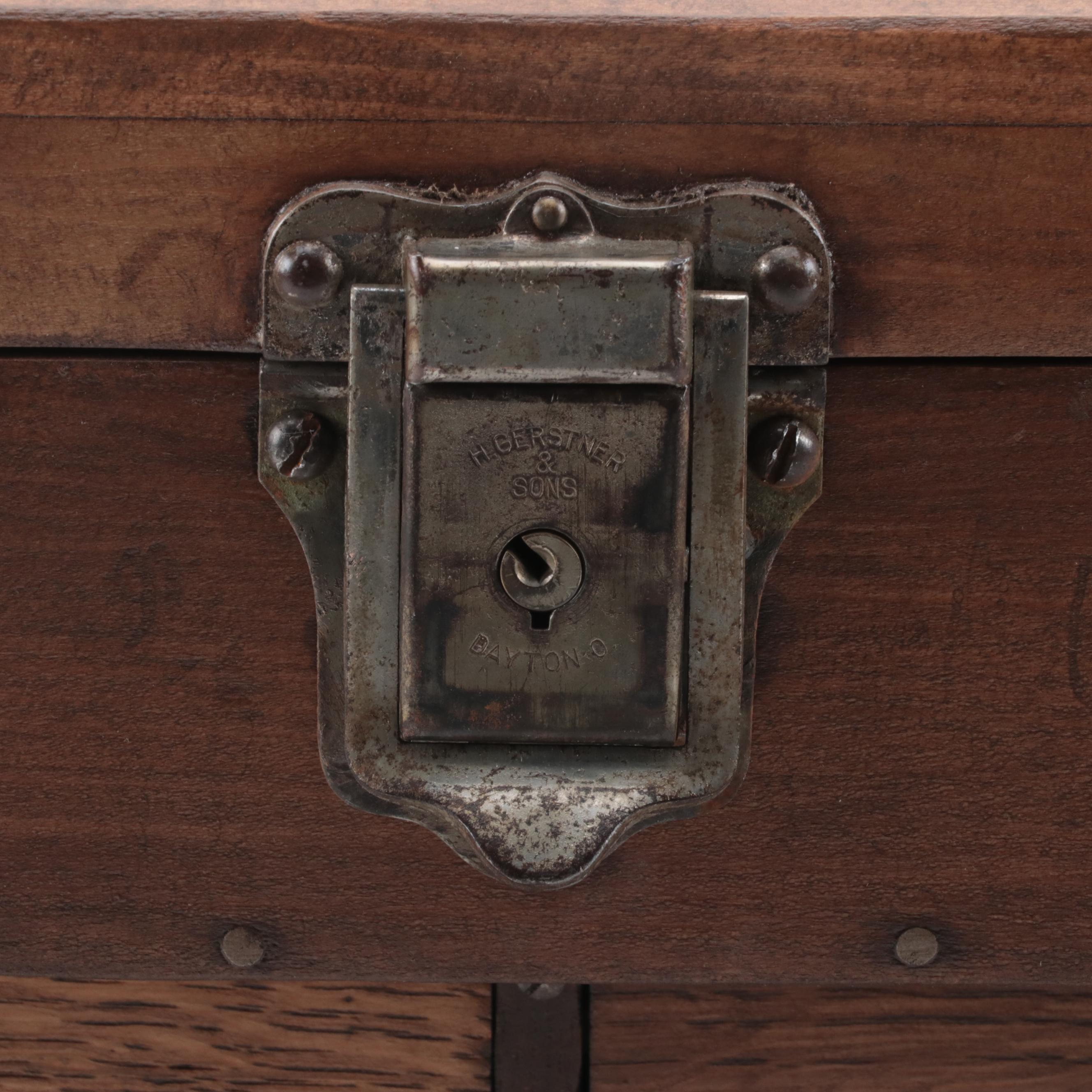 H. Gerstner & Sons Oak Wood Tool Chest