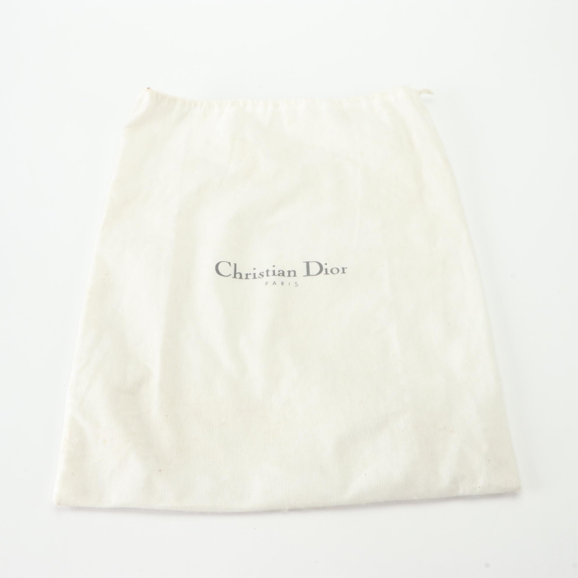 Christian Dior Crossbody Bag in Red Nylon and Patent Leather Trim