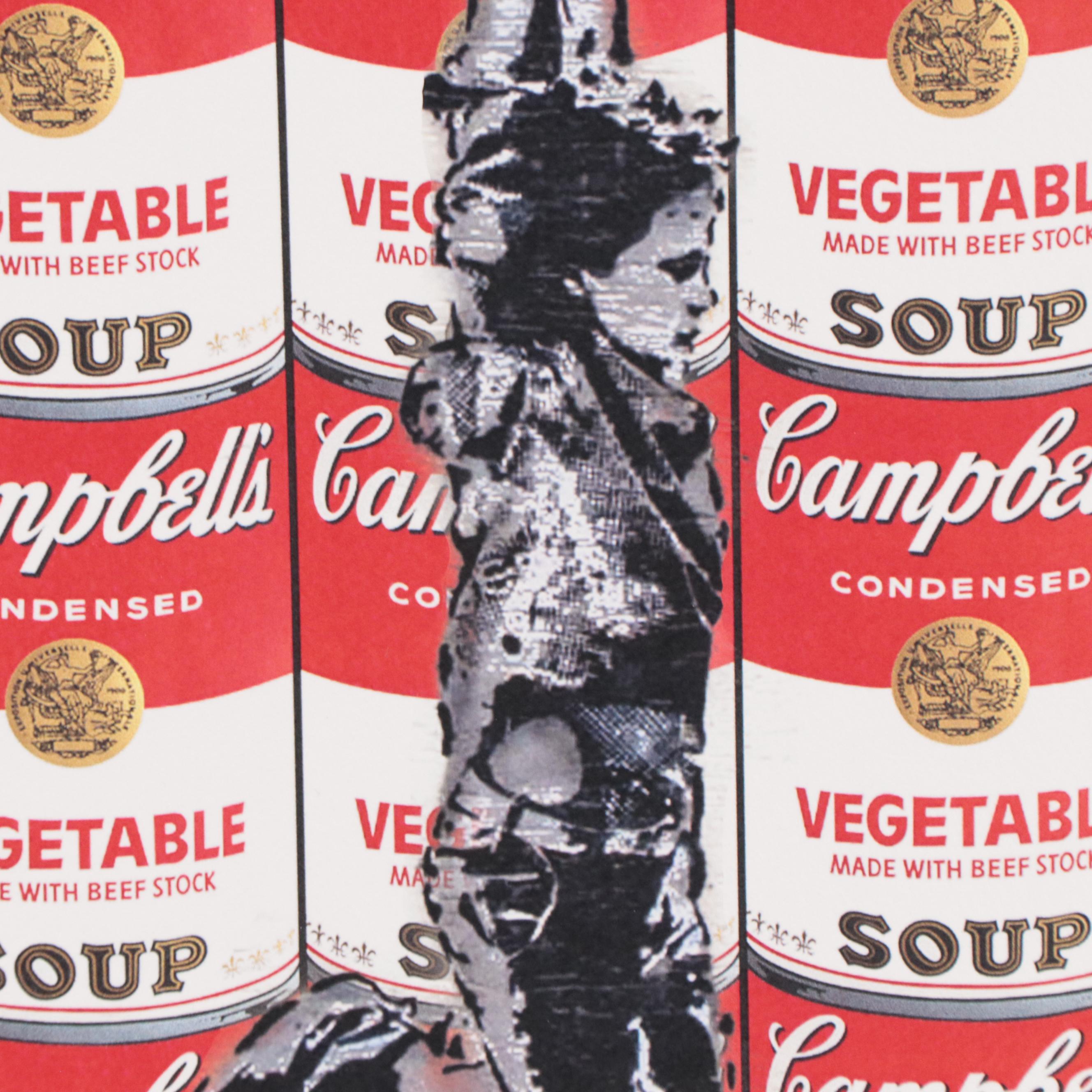 Death NYC Pop Art Graphic Prints of Banksy Campbell's Soup, 2022