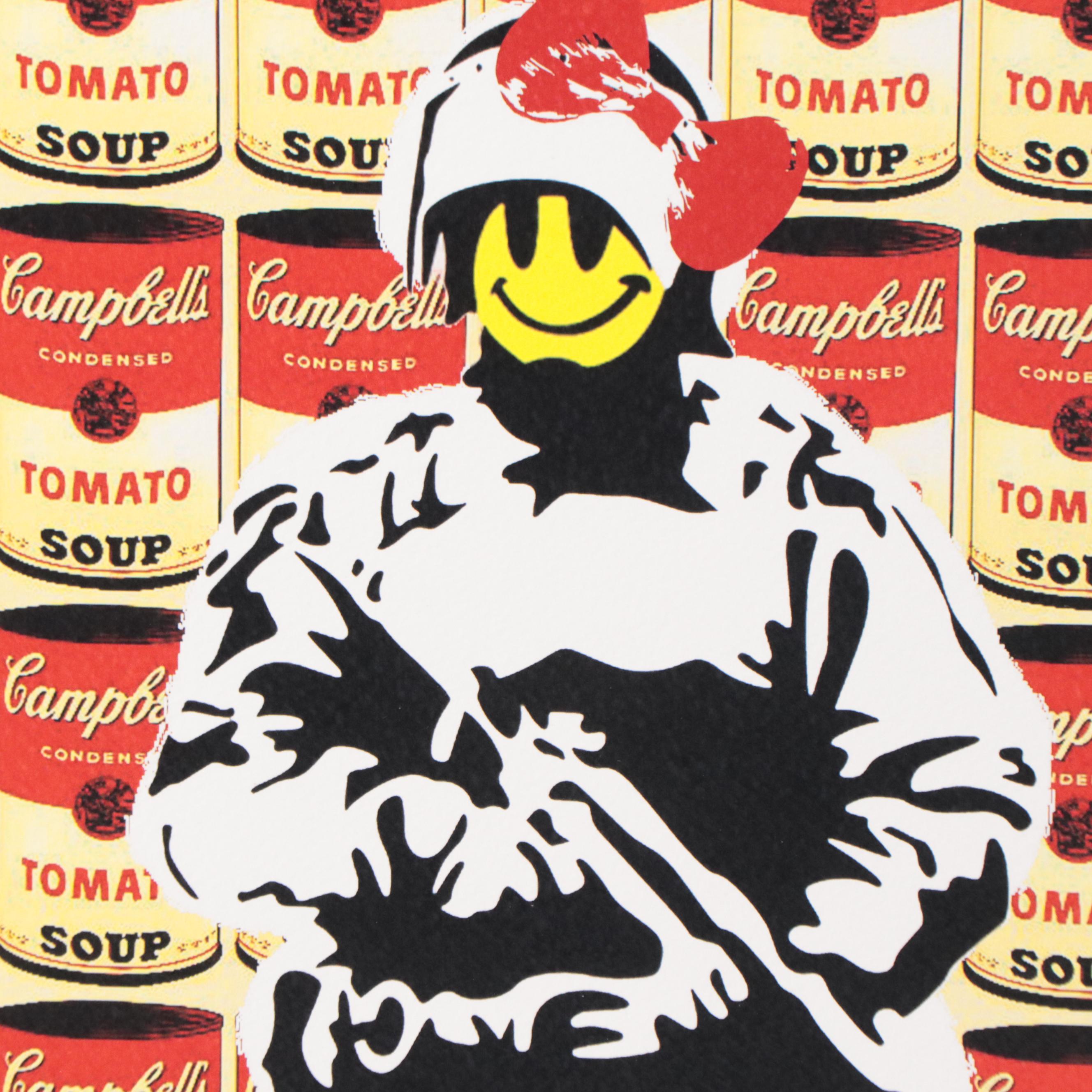 Death NYC Pop Art Graphic Prints of Banksy Campbell's Soup, 2022