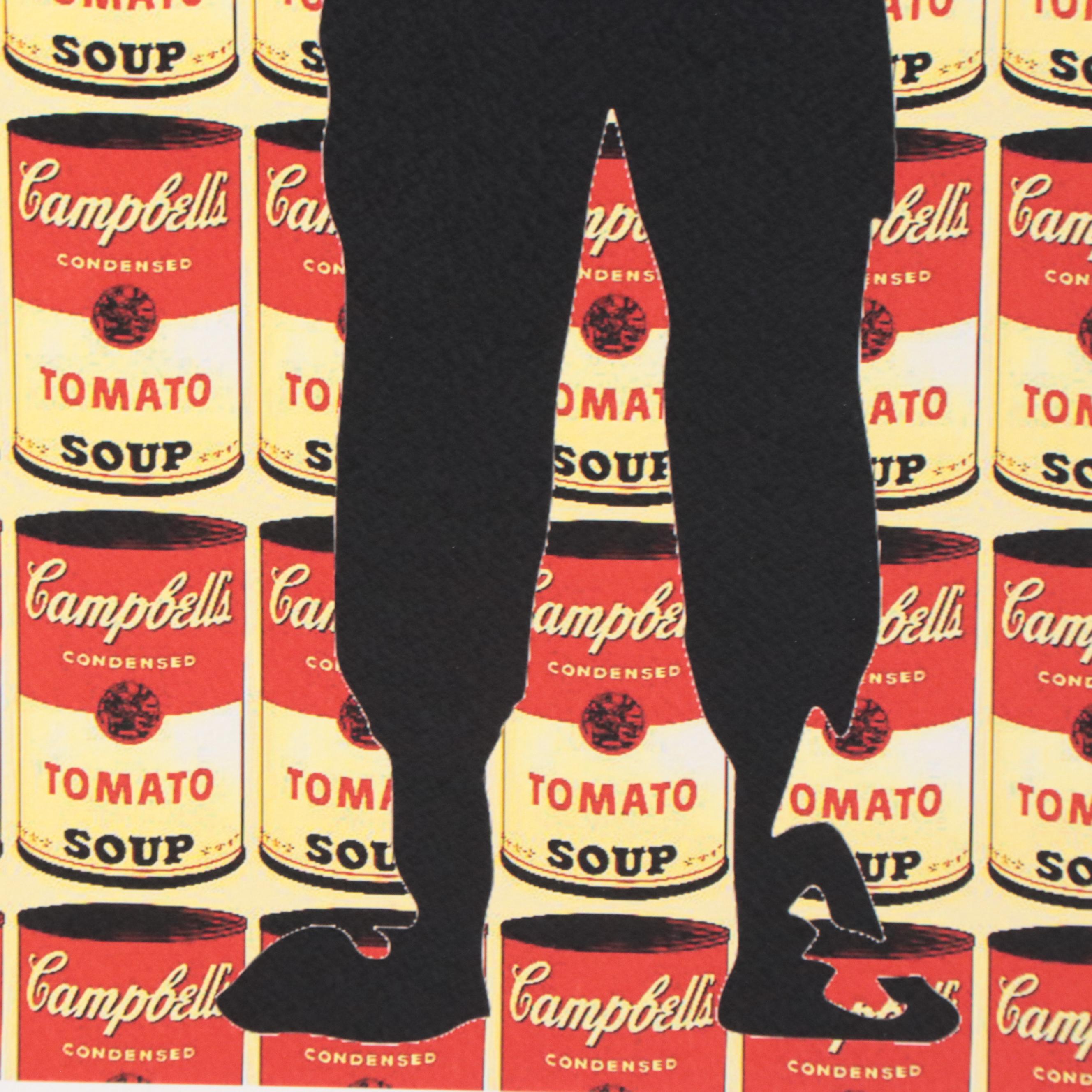 Death NYC Pop Art Graphic Prints of Banksy Campbell's Soup, 2022
