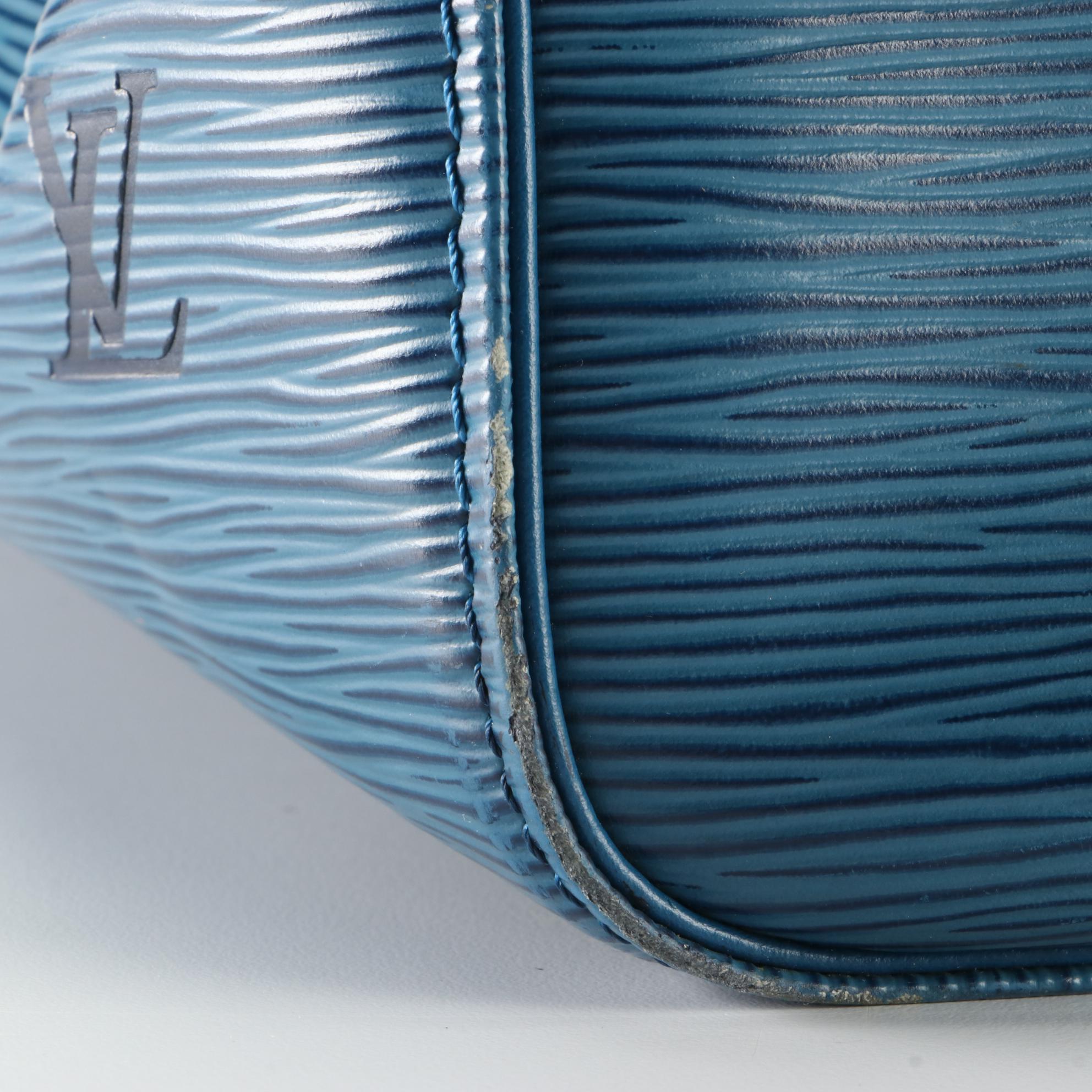 Louis Vuitton Speedy 35 in Toledo Blue Epi Leather