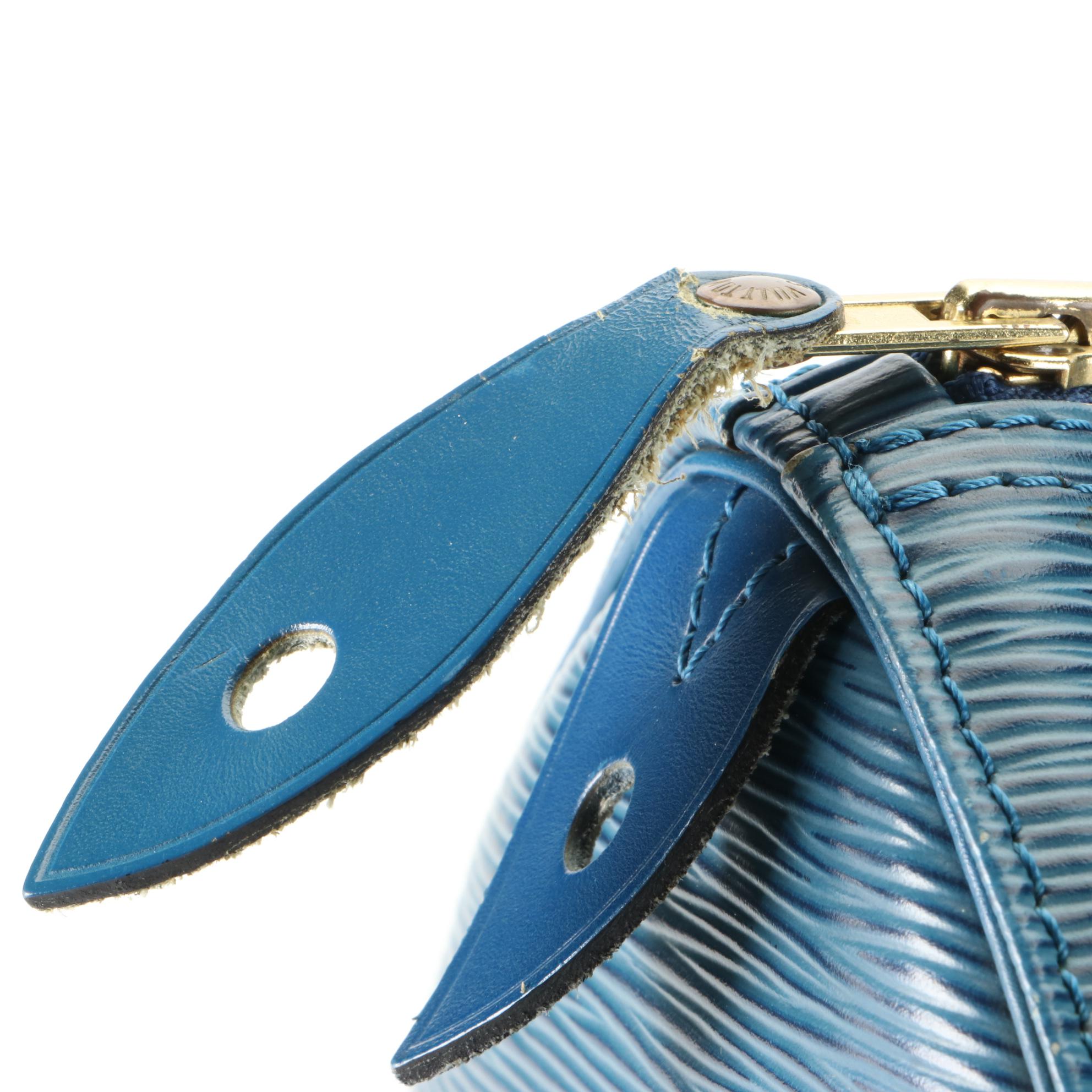 Louis Vuitton Speedy 35 in Toledo Blue Epi Leather