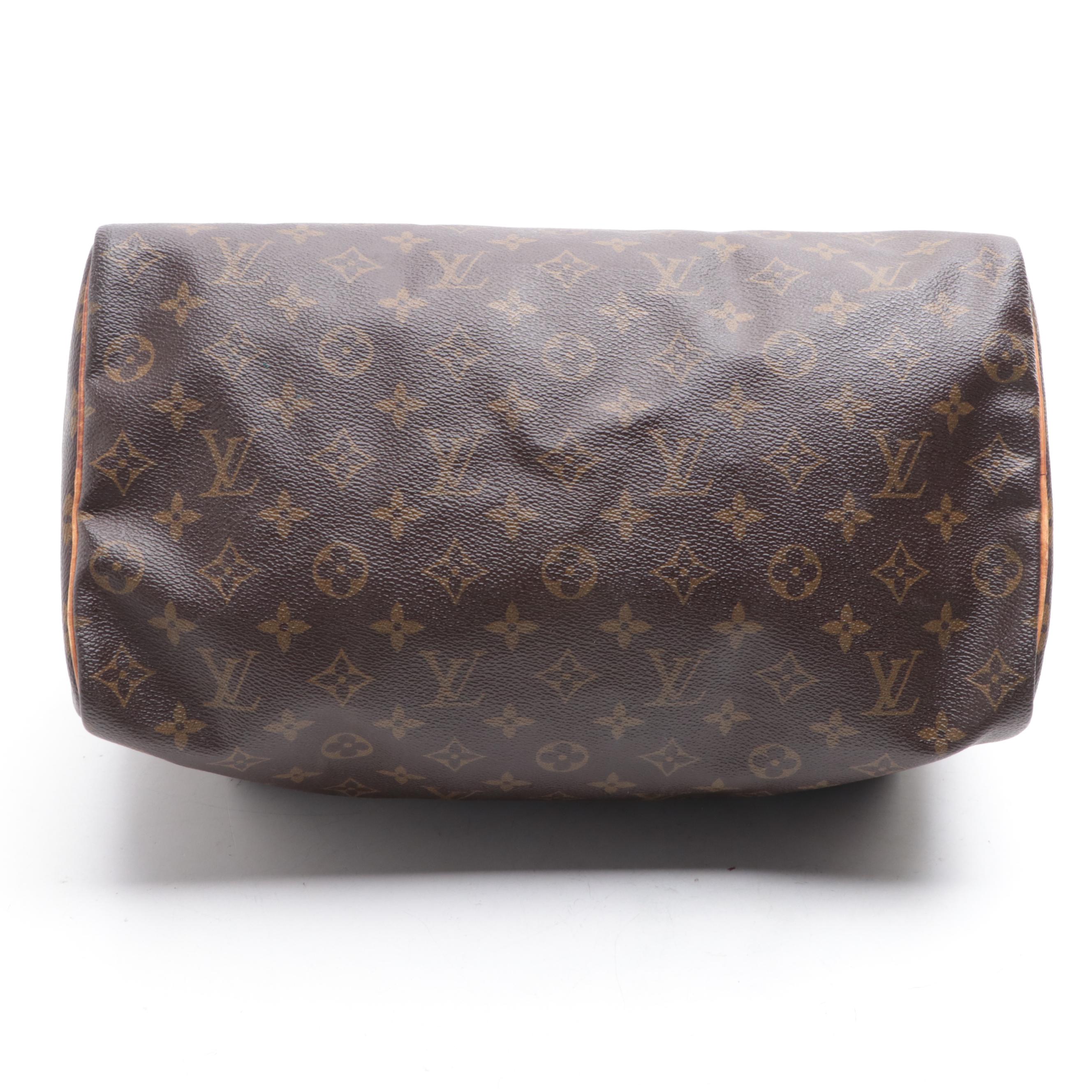 Louis Vuitton Speedy 35 in Monogram Canvas and Vachetta Leather