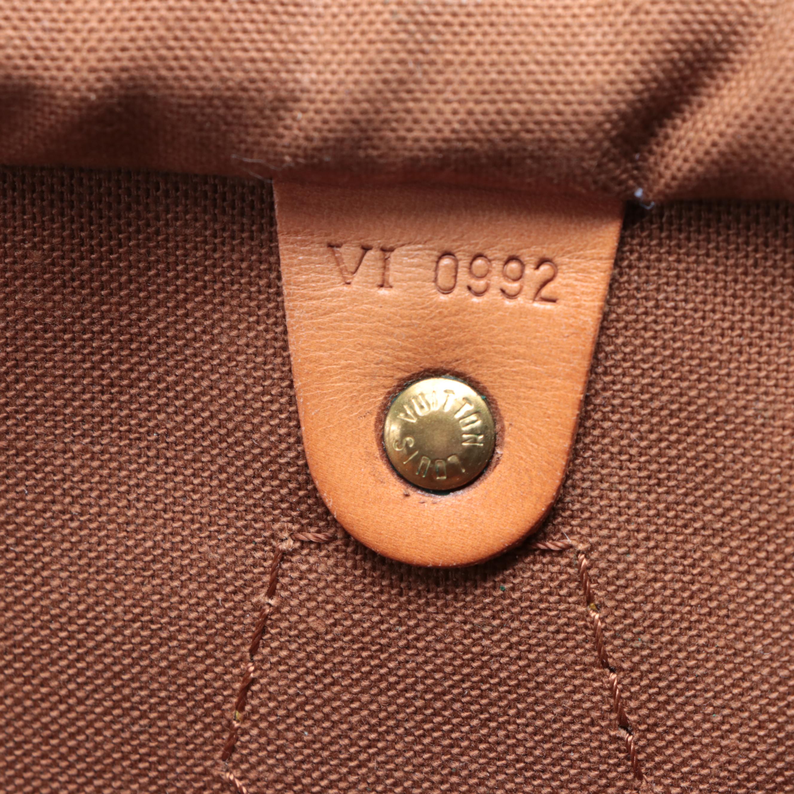 Louis Vuitton Speedy 35 in Monogram Canvas and Vachetta Leather