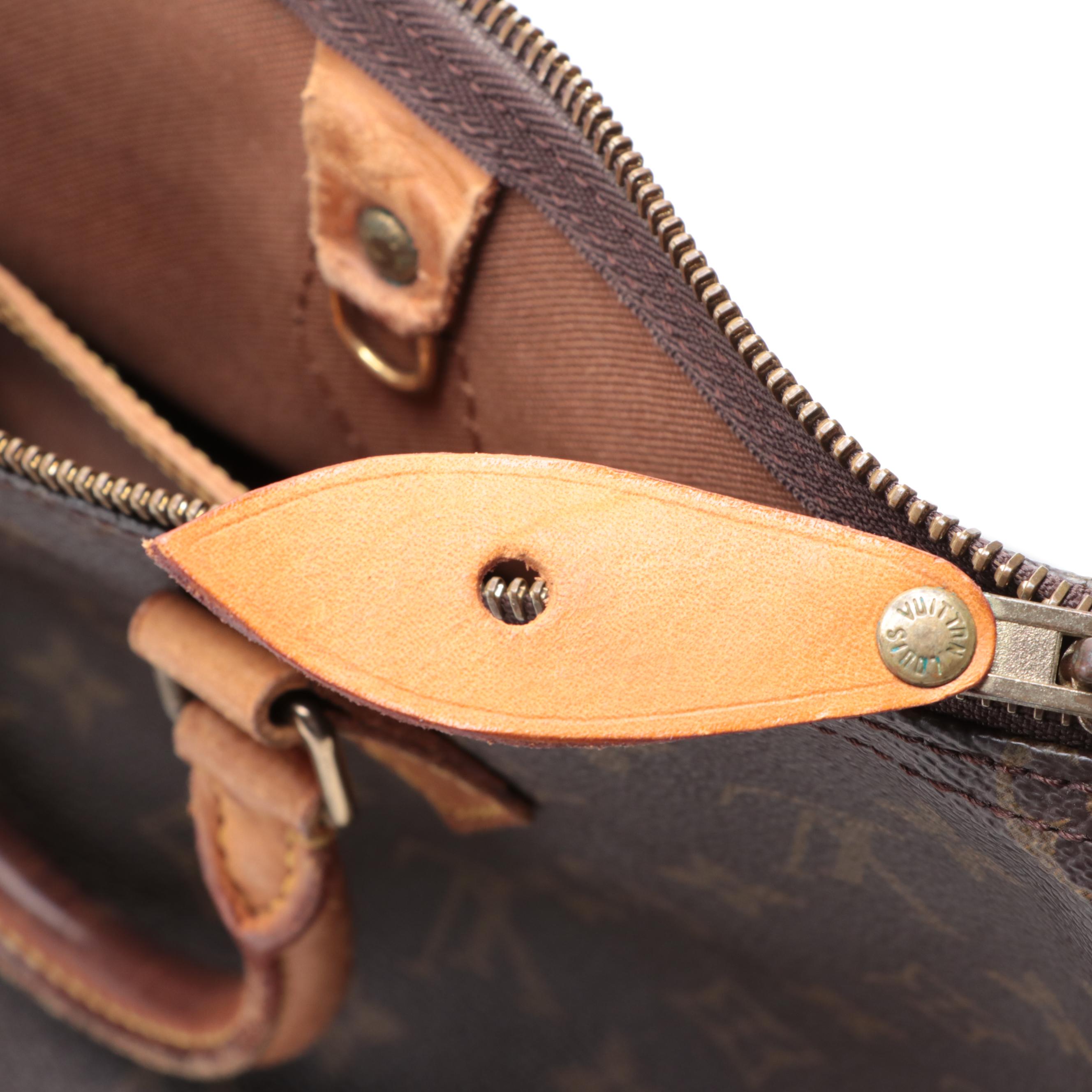 Louis Vuitton Speedy 35 in Monogram Canvas and Vachetta Leather