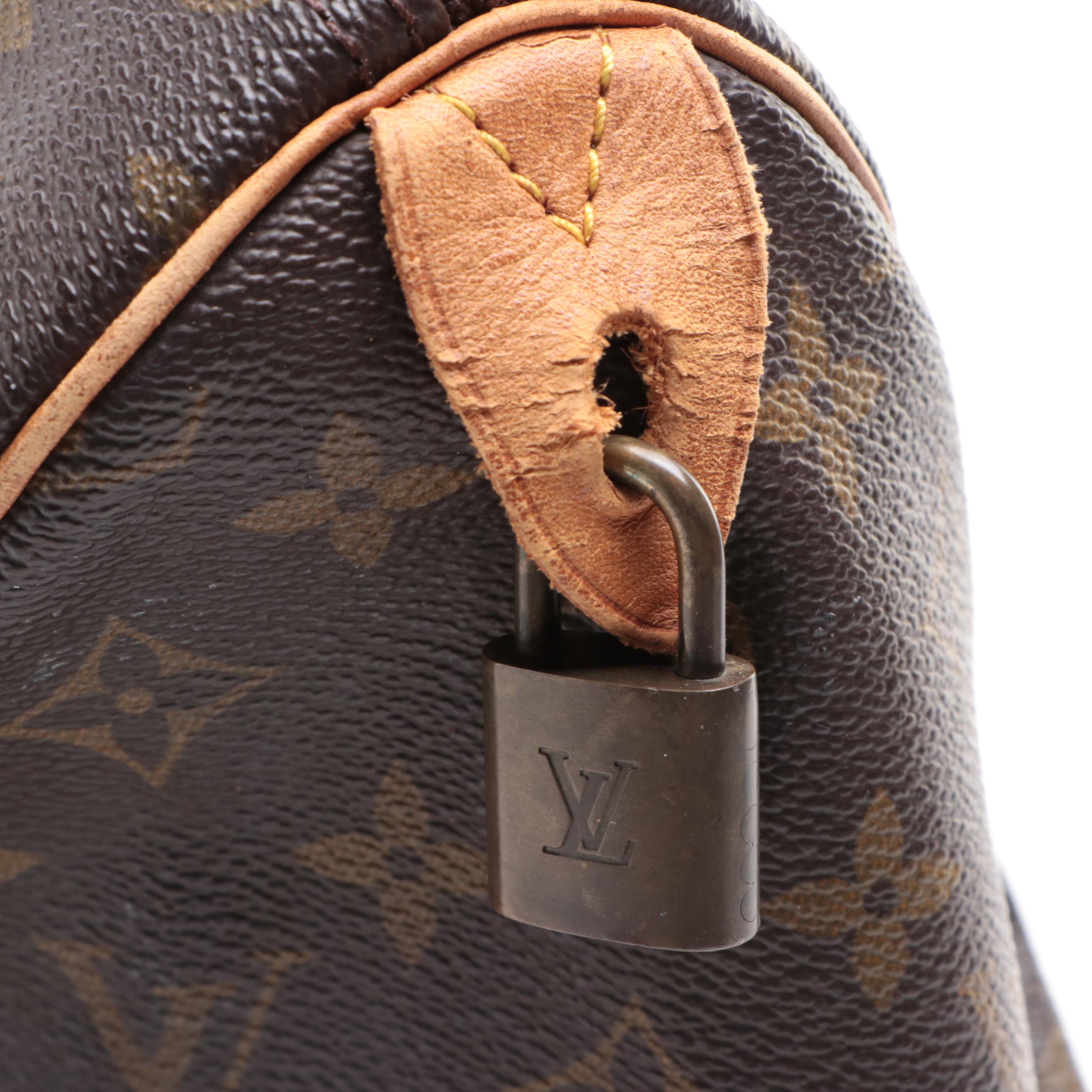 Louis Vuitton Speedy 35 in Monogram Canvas and Vachetta Leather