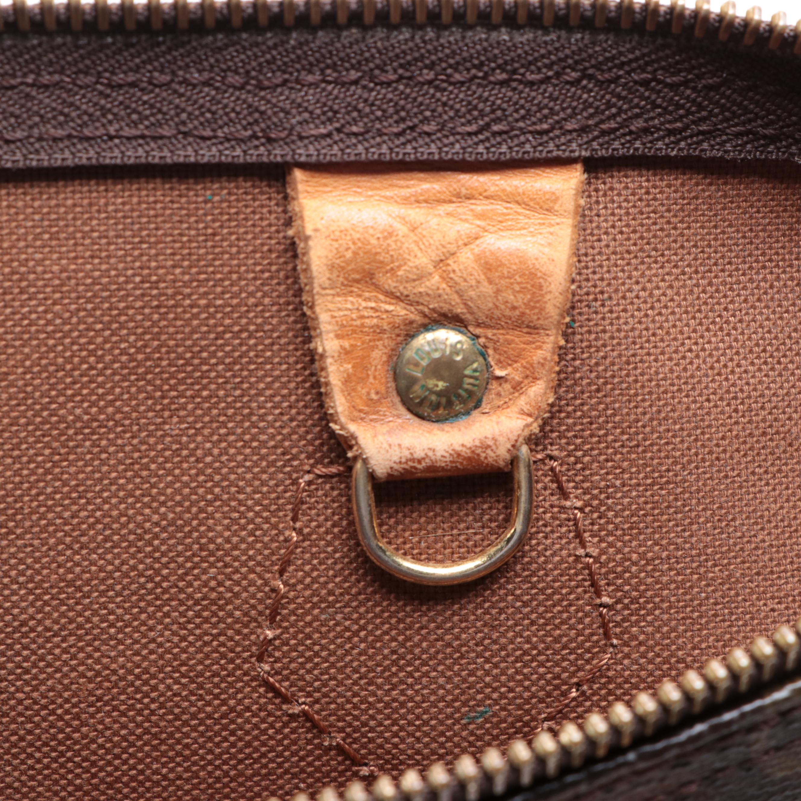 Louis Vuitton Speedy 35 in Monogram Canvas and Vachetta Leather