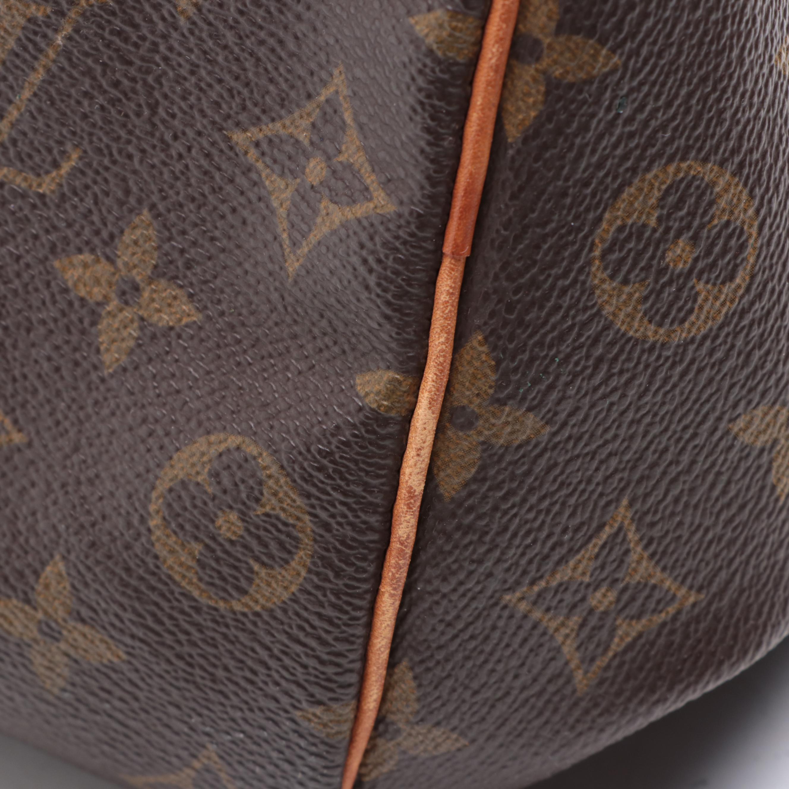 Louis Vuitton Speedy 35 in Monogram Canvas and Vachetta Leather