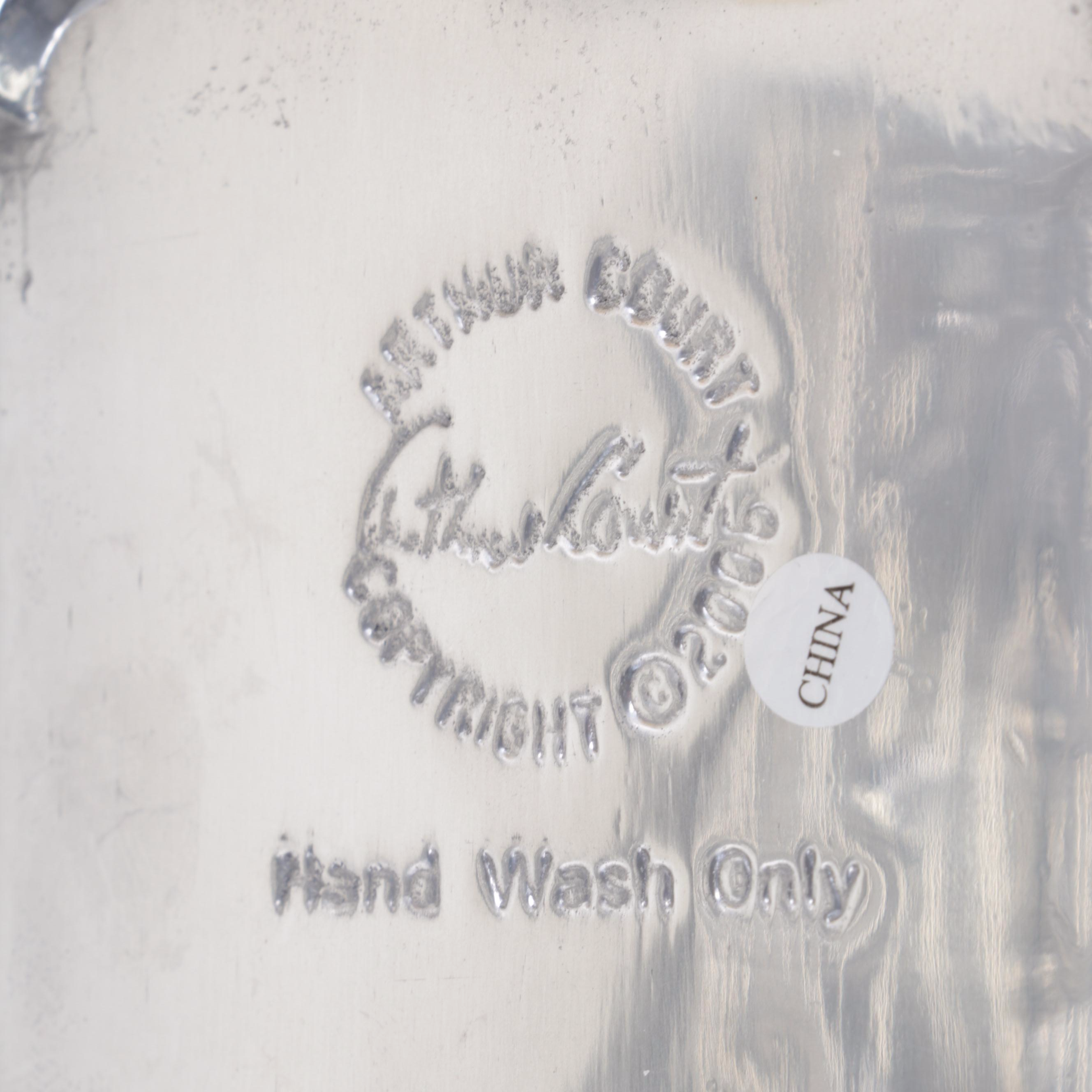 Arthur Court Tea Caddy with Portuguese Faïence and Other Tableware