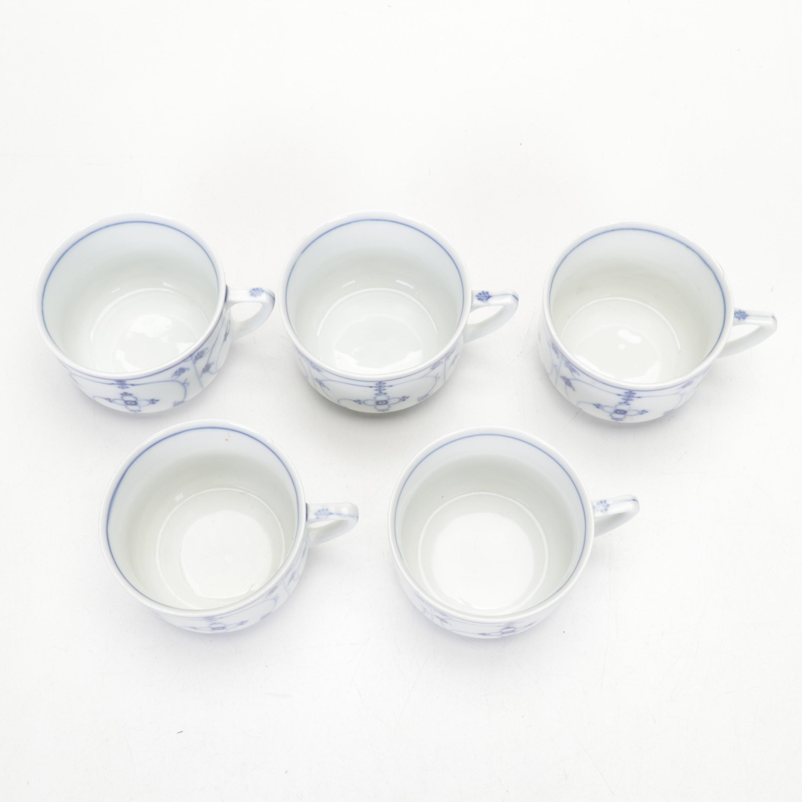 Arthur Court Tea Caddy with Portuguese Faïence and Other Tableware