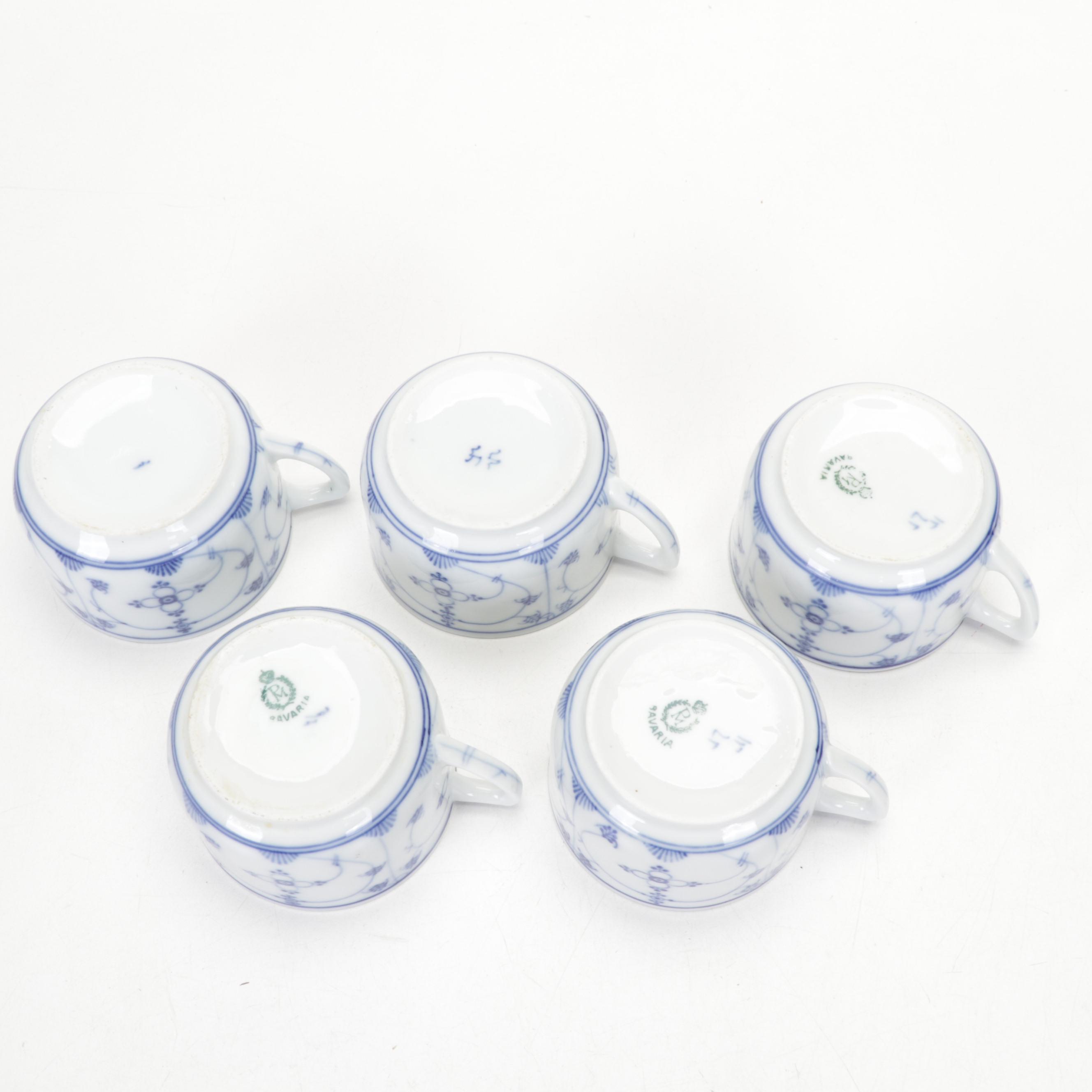 Arthur Court Tea Caddy with Portuguese Faïence and Other Tableware