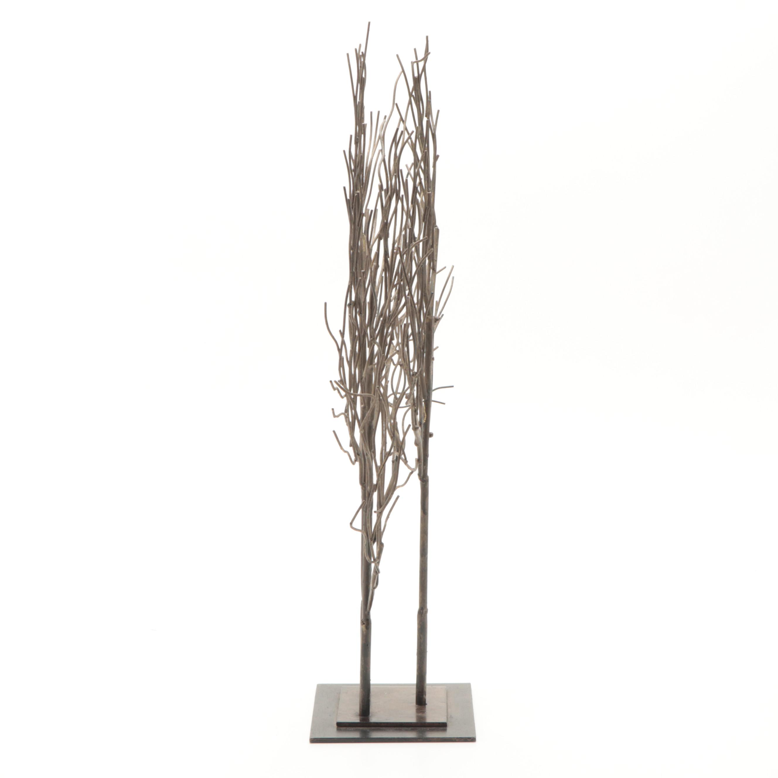 Metal Trees on Base Table Decor