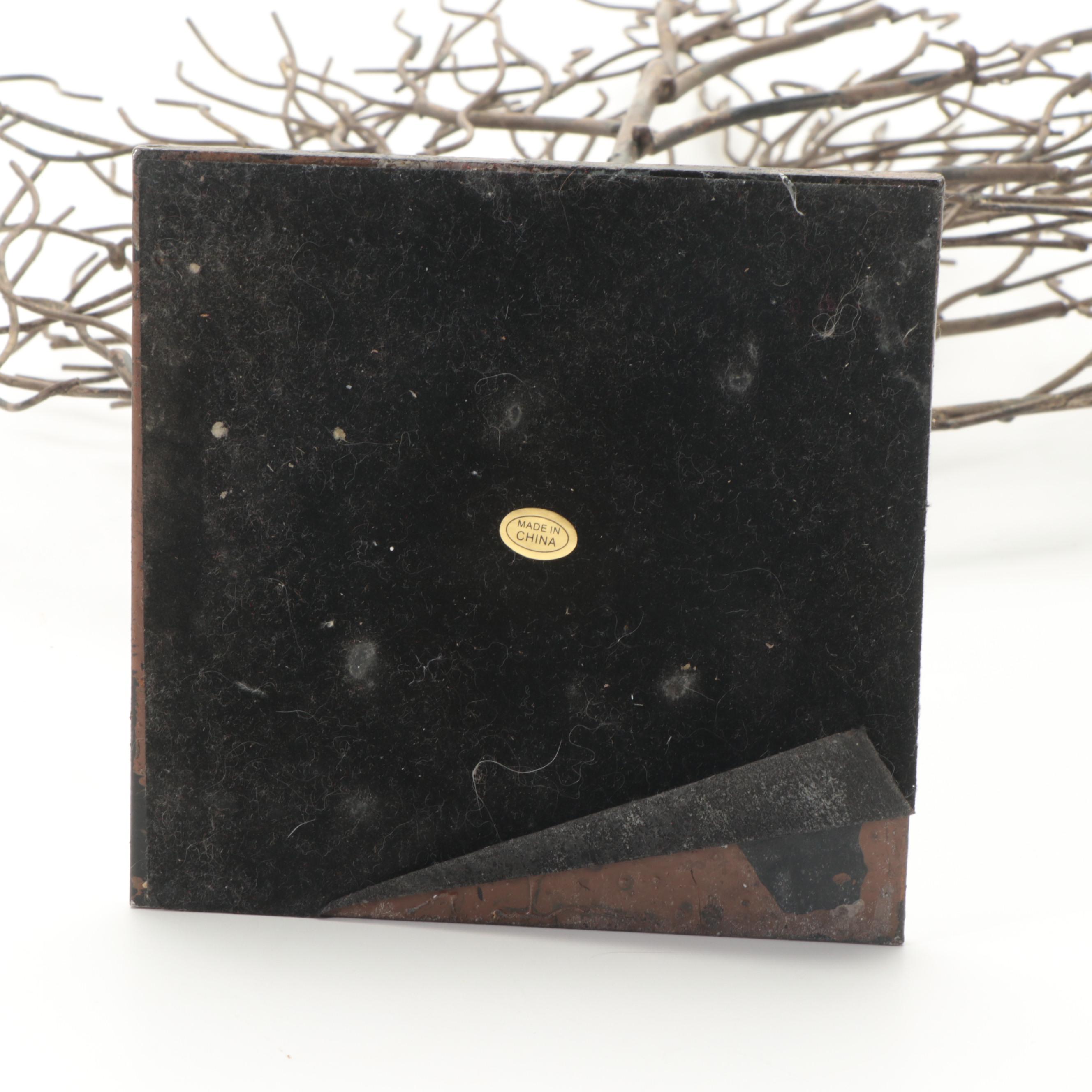 Metal Trees on Base Table Decor