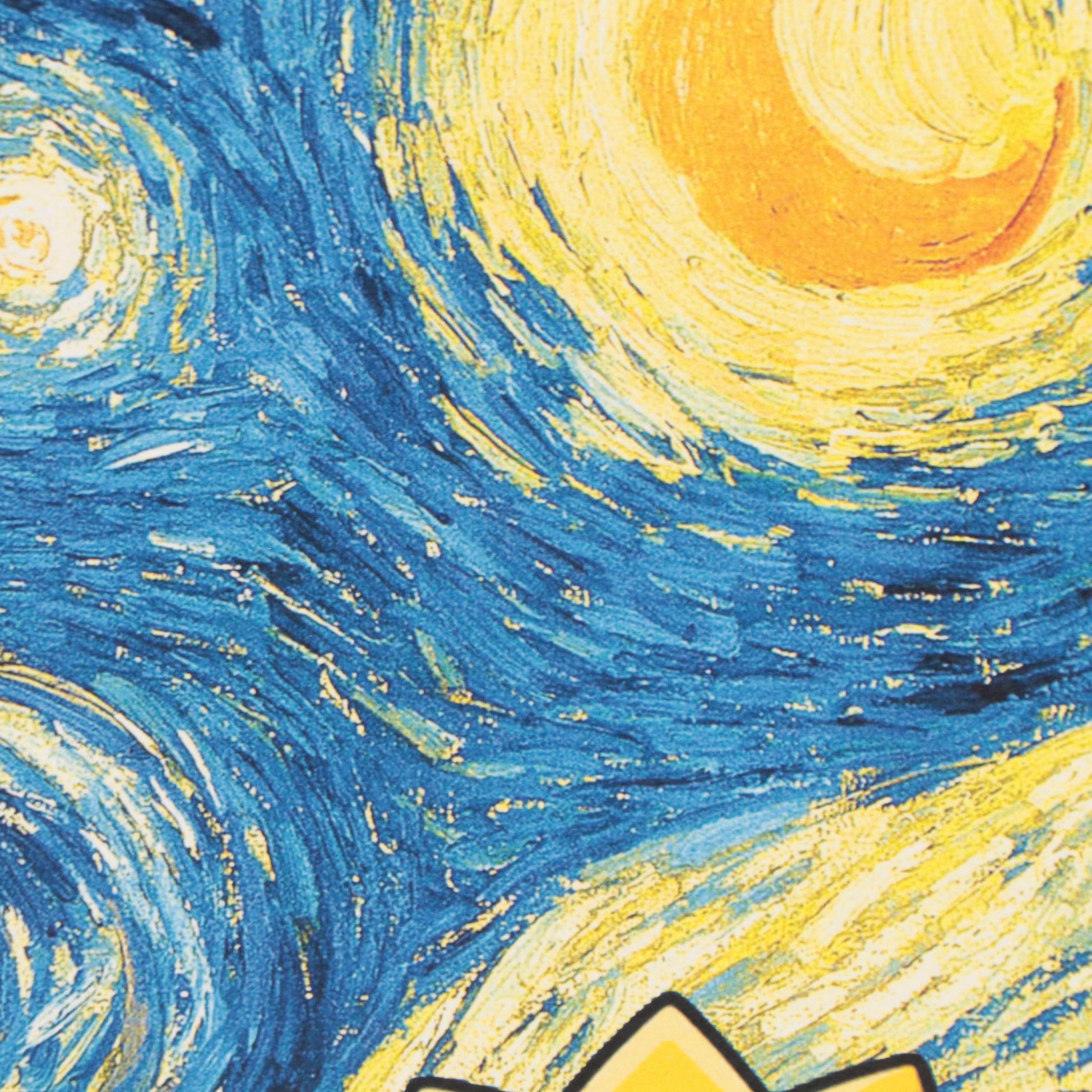 Death NYC Pop Art Graphic Print of Simpsons Starry Night, 2020