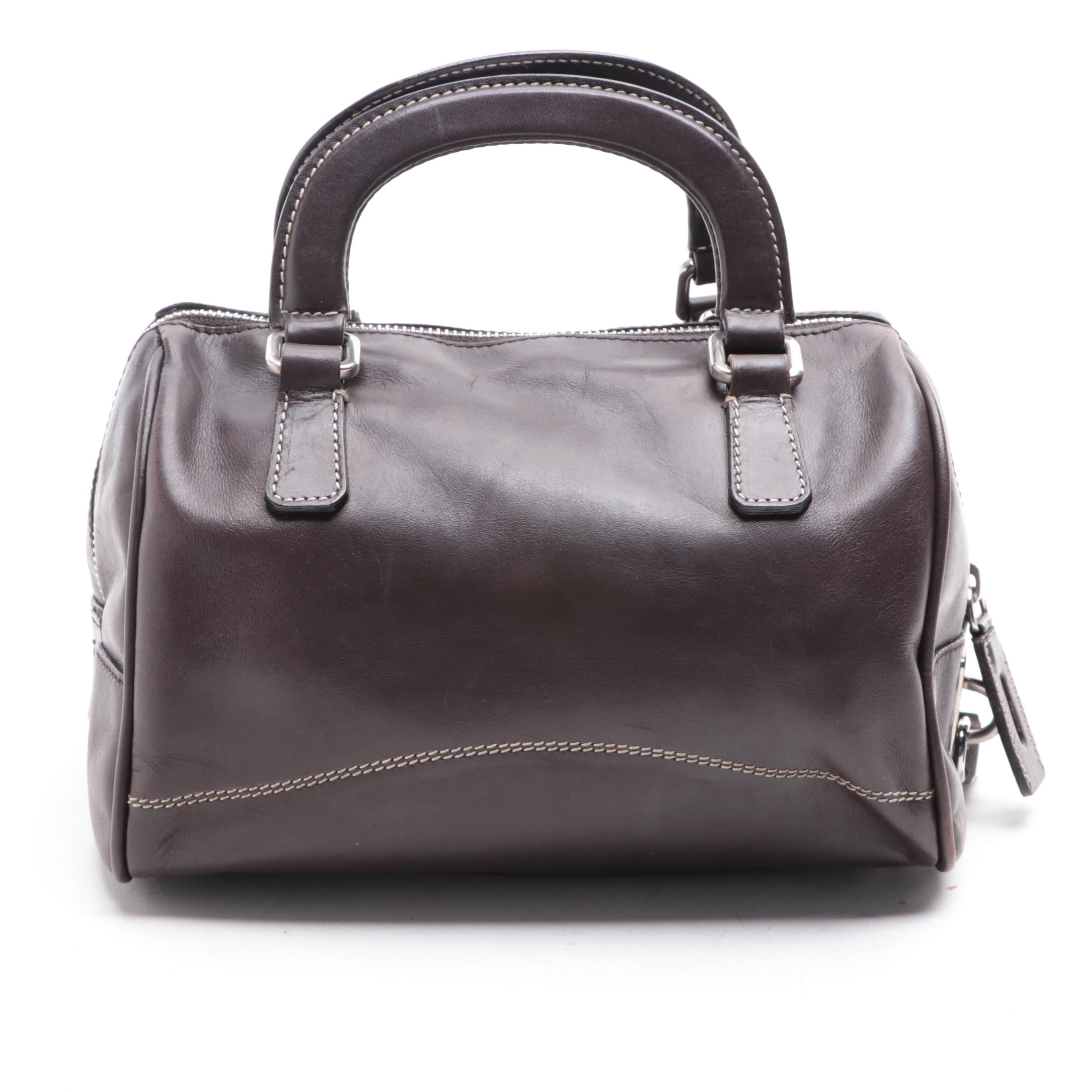 Prada Mini Prada Handbag in Vitello Leather