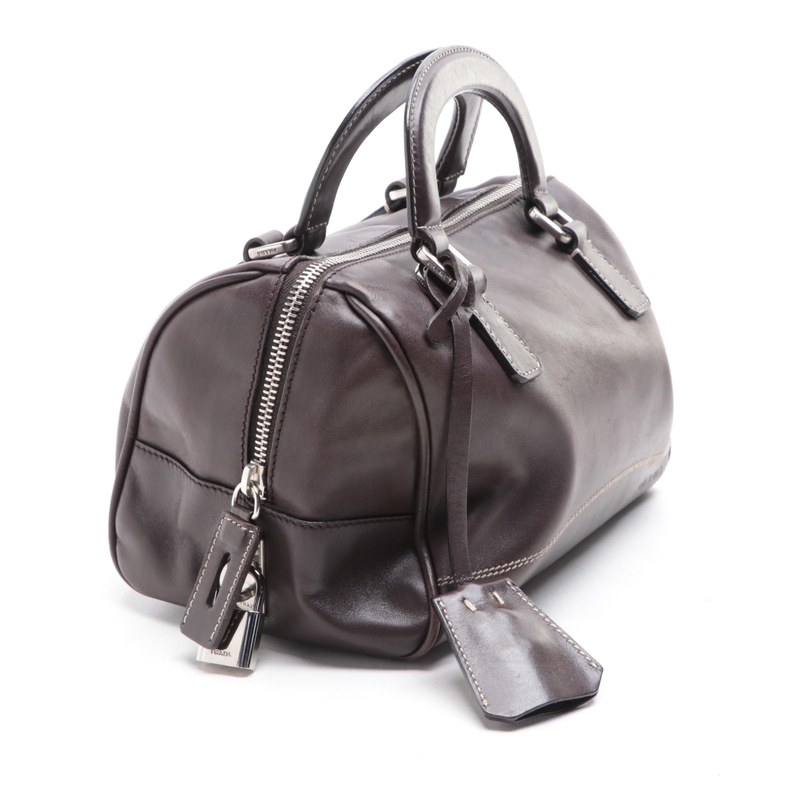 Prada Mini Prada Handbag in Vitello Leather