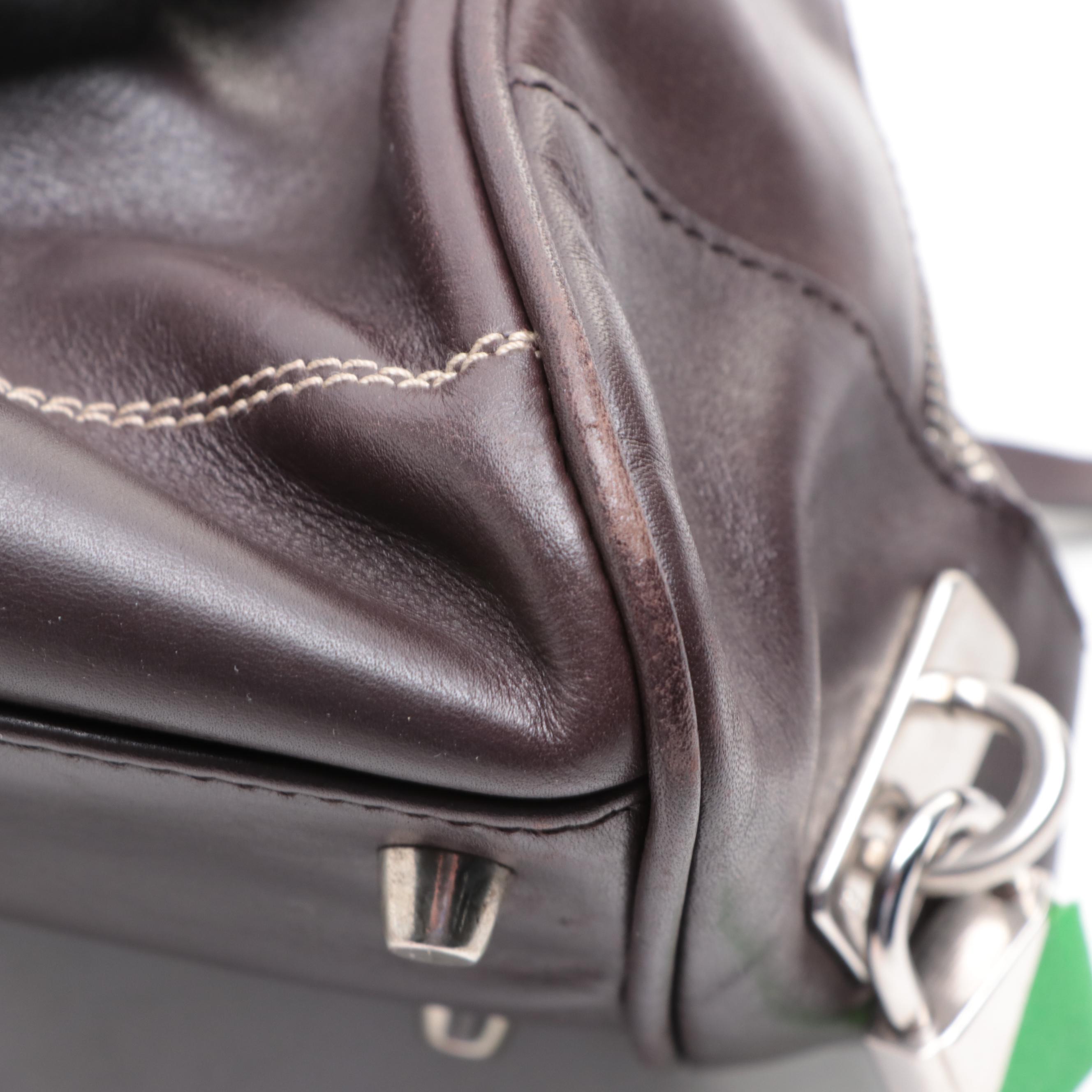 Prada Mini Prada Handbag in Vitello Leather