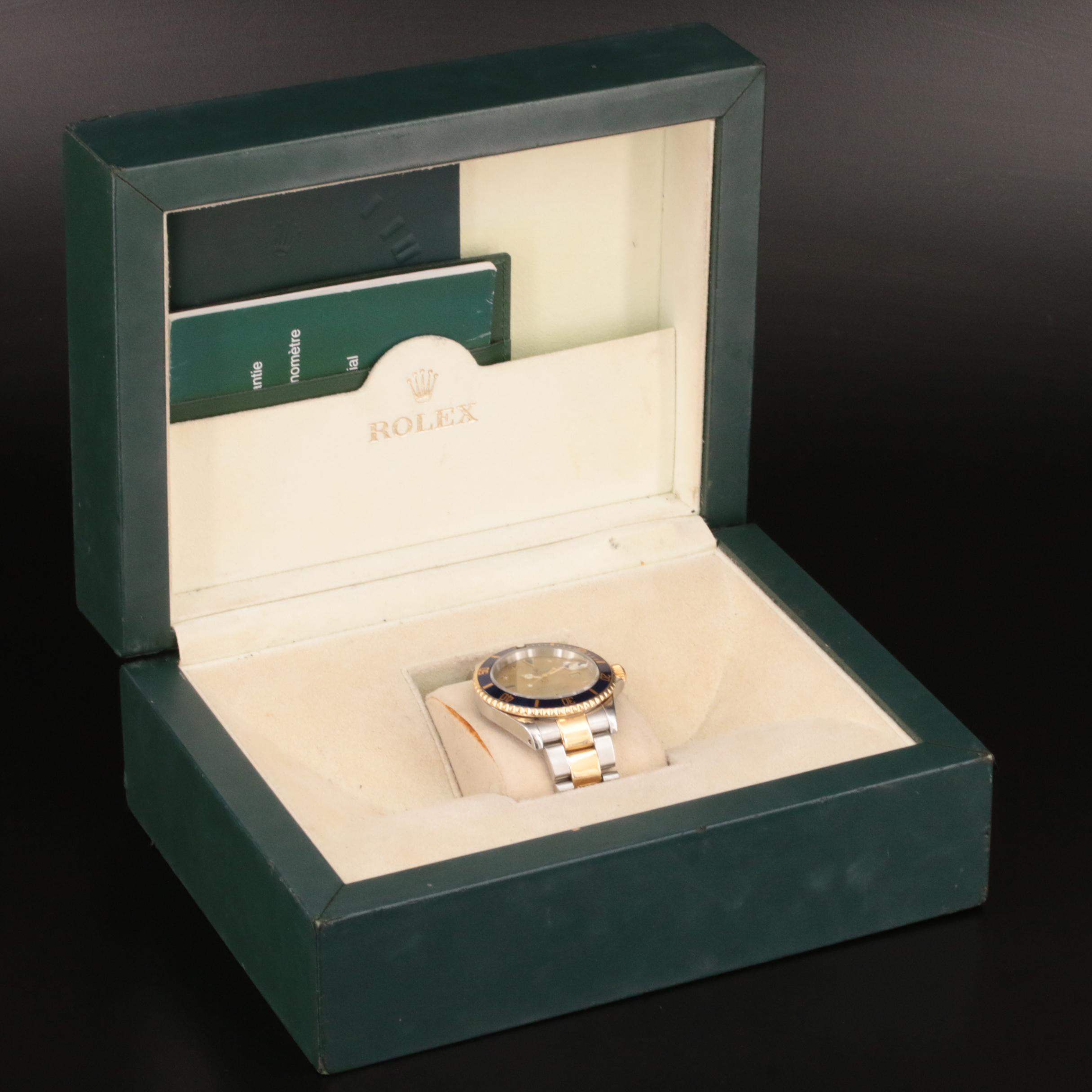 2000 Rolex Submariner Two-Tone Diamond Watch