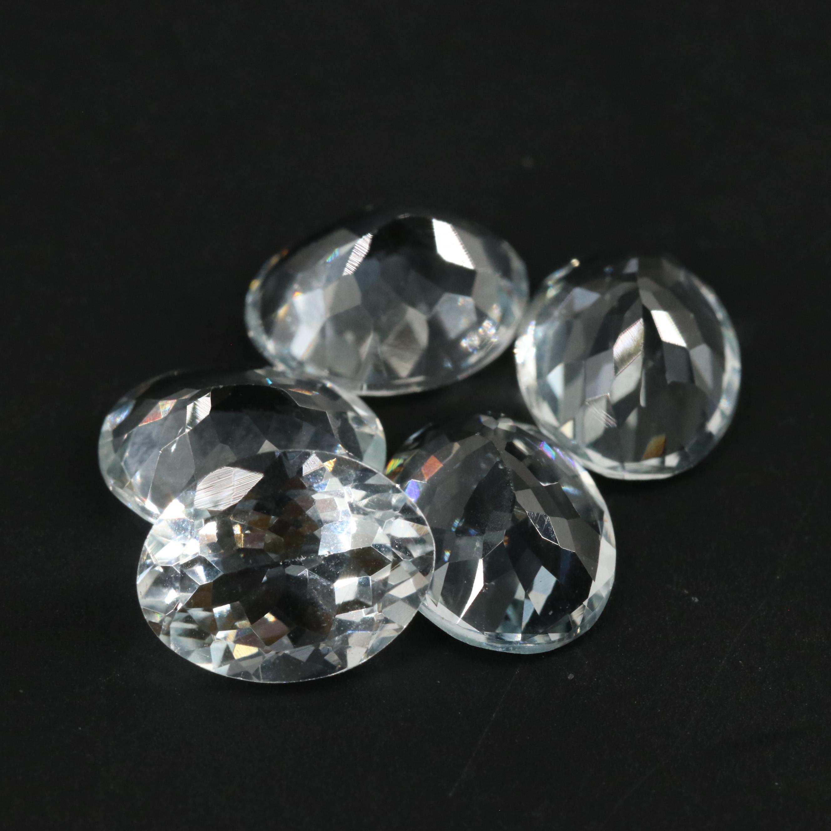 Loose  7.54 CTW Aqumarines