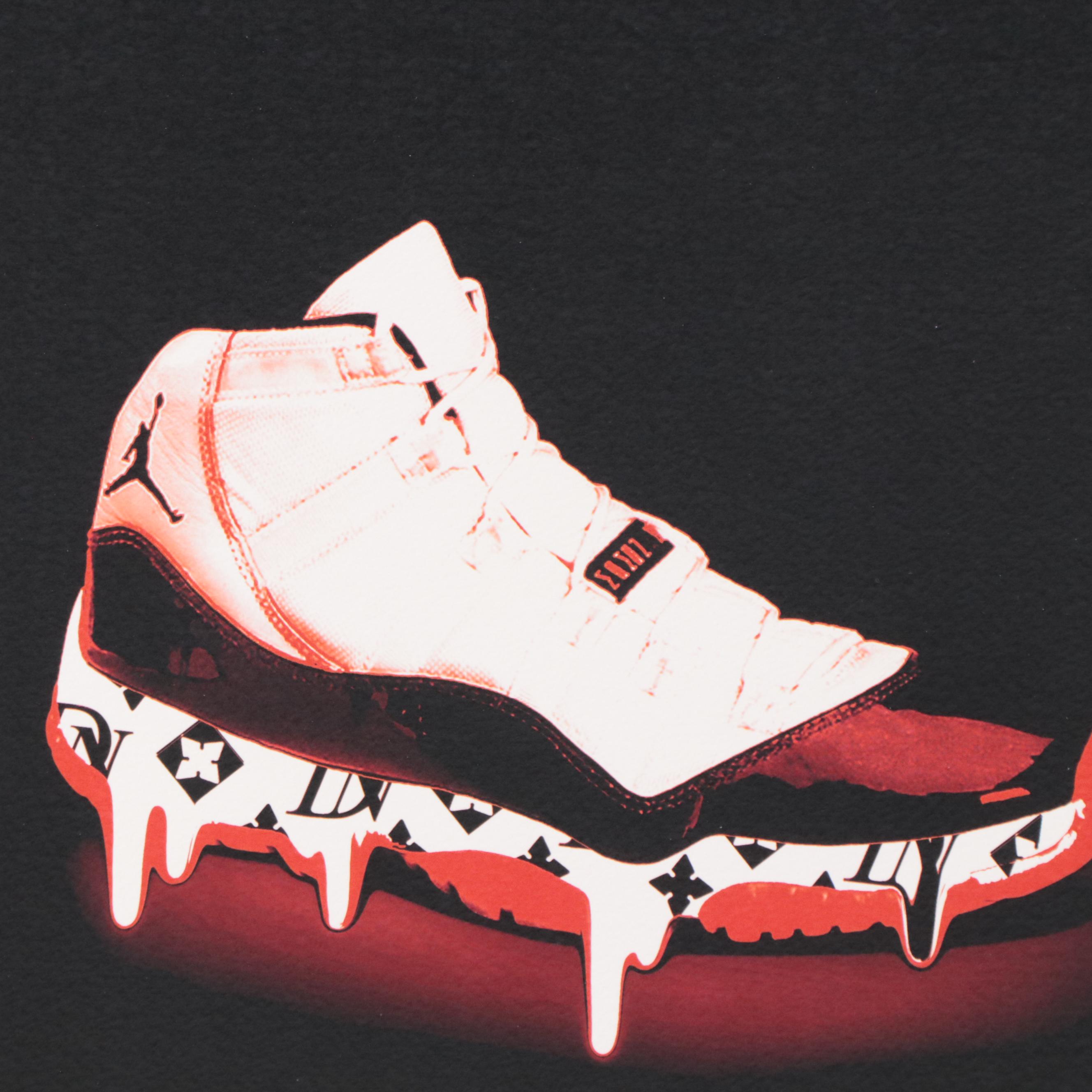 Death NYC Pop Art Graphic Print of Nikes, 21st Century