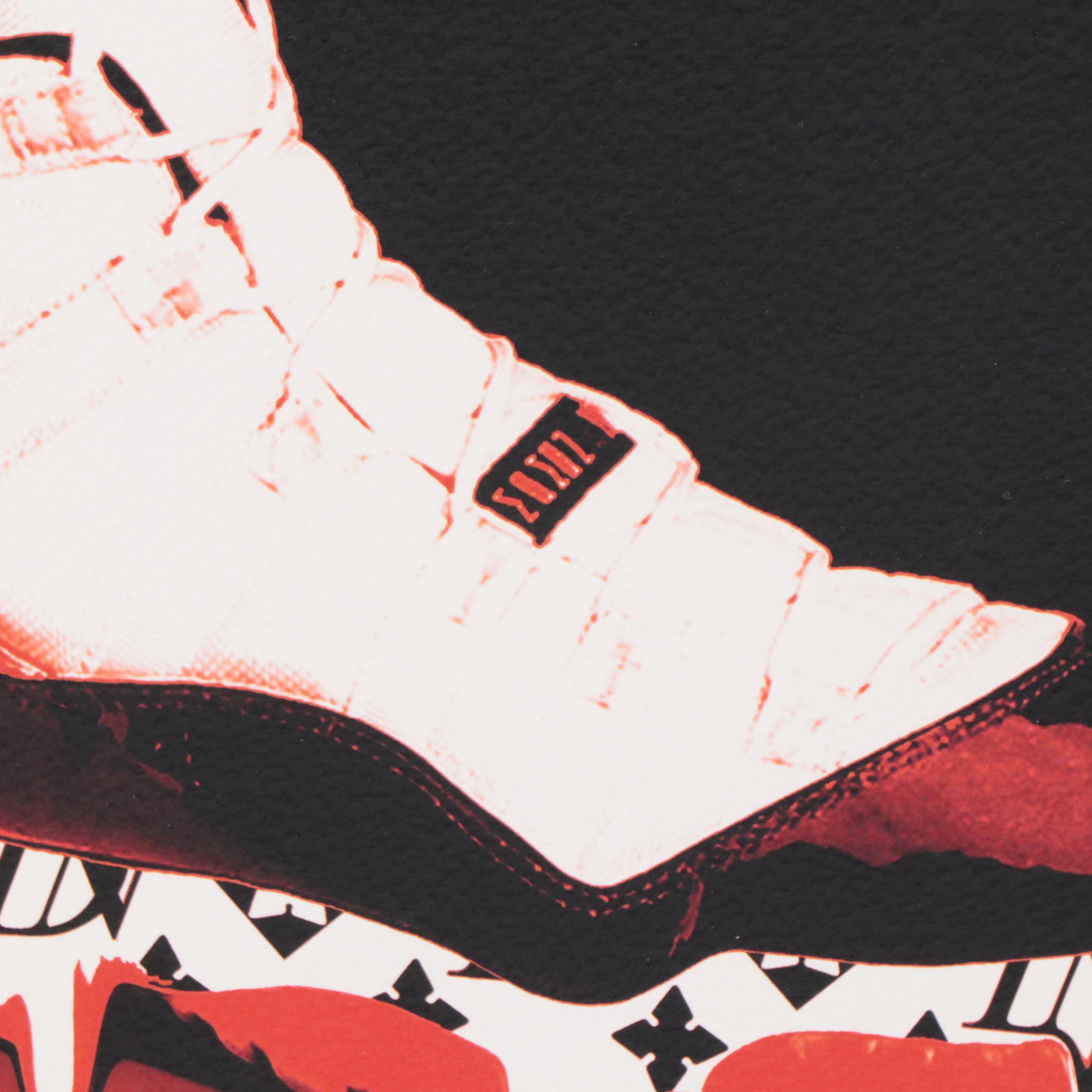 Death NYC Pop Art Graphic Print of Nikes, 21st Century